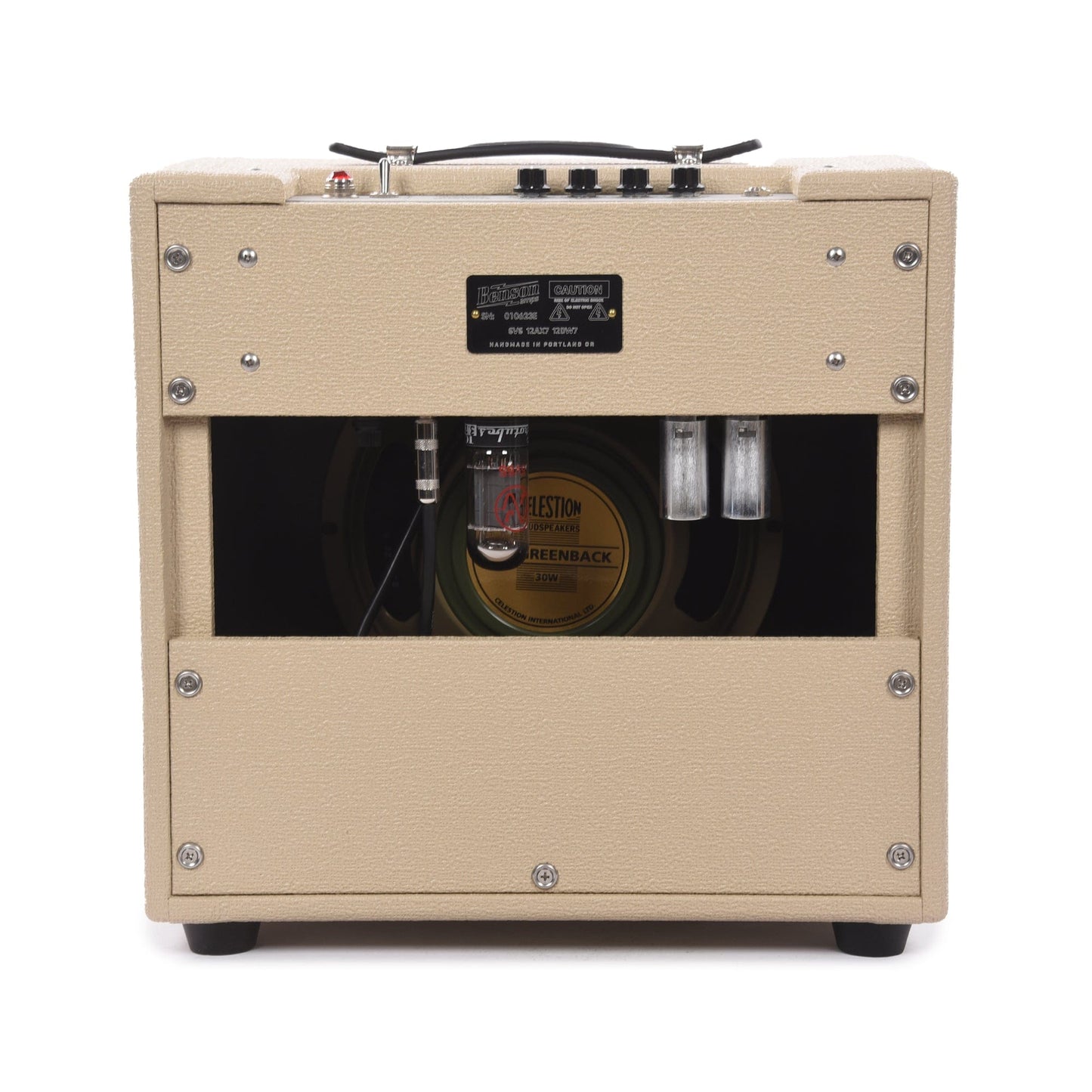 Benson Nathan Junior Reverb 5W 1x10 Combo Amp Blonde Tolex w/ Purple Grill Amps / Guitar Combos