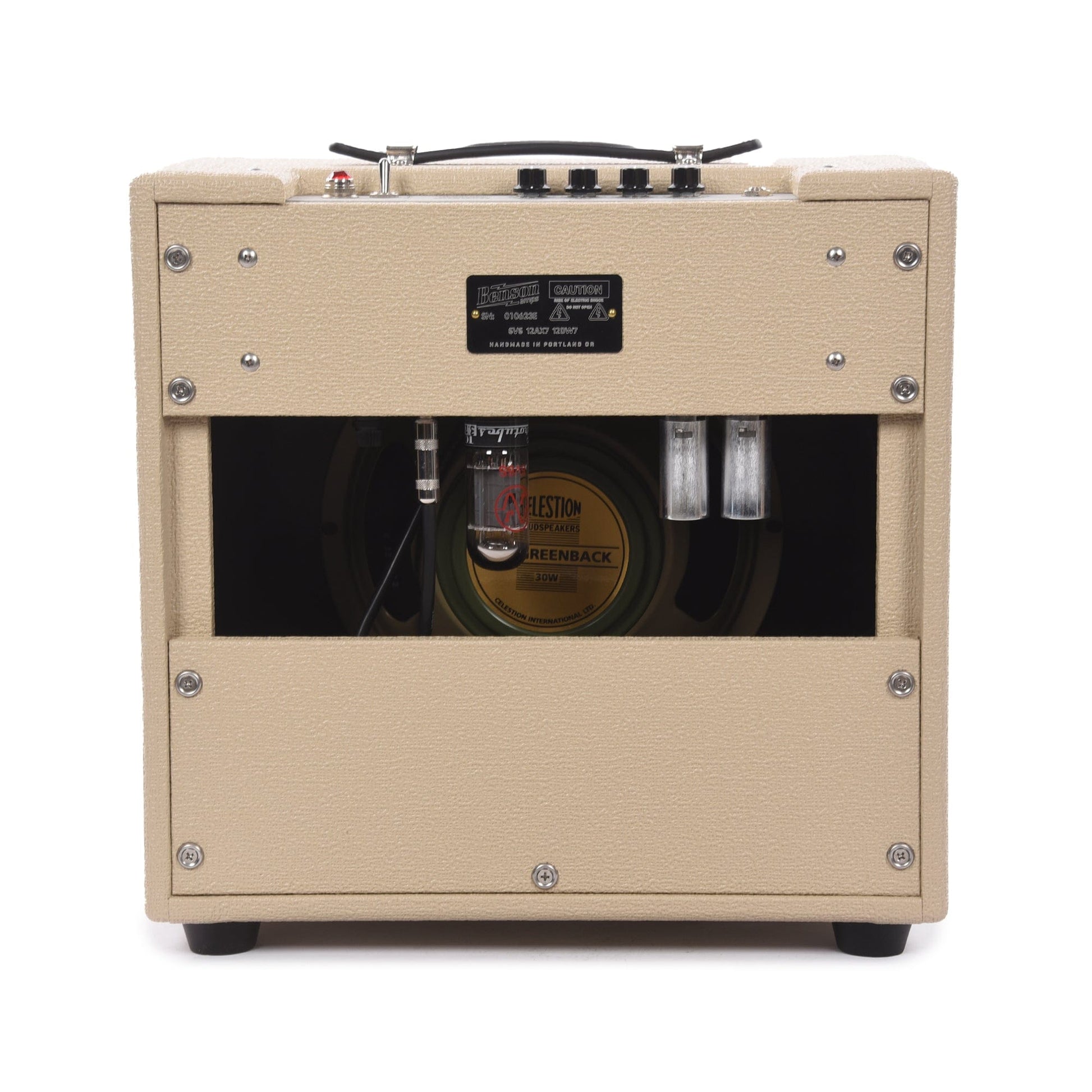 Benson Nathan Junior Reverb 5W 1x10 Combo Amp Blonde Tolex w/ Purple Grill Amps / Guitar Combos