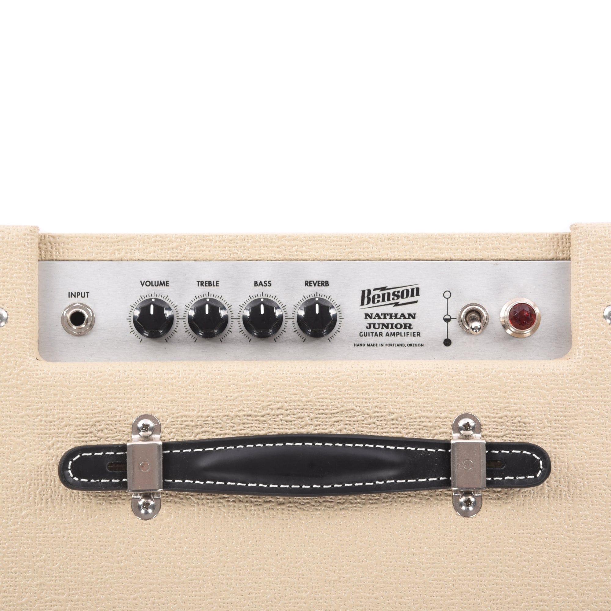 Benson Nathan Junior Reverb 5W 1x10 Combo Amp Blonde Tolex w/ Purple Grill Amps / Guitar Combos