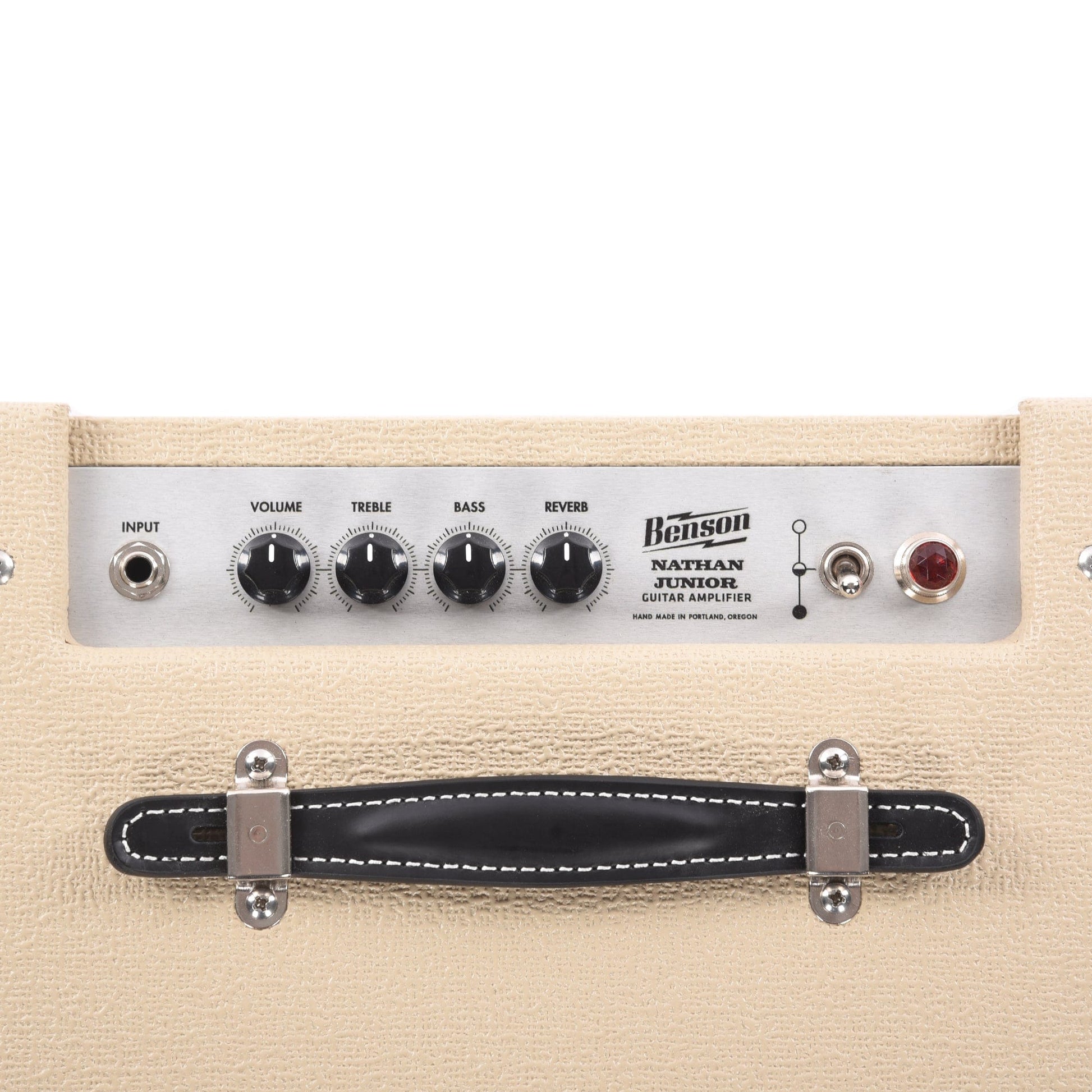Benson Nathan Junior Reverb 5W 1x10 Combo Amp Blonde Tolex w/ Purple Grill Amps / Guitar Combos
