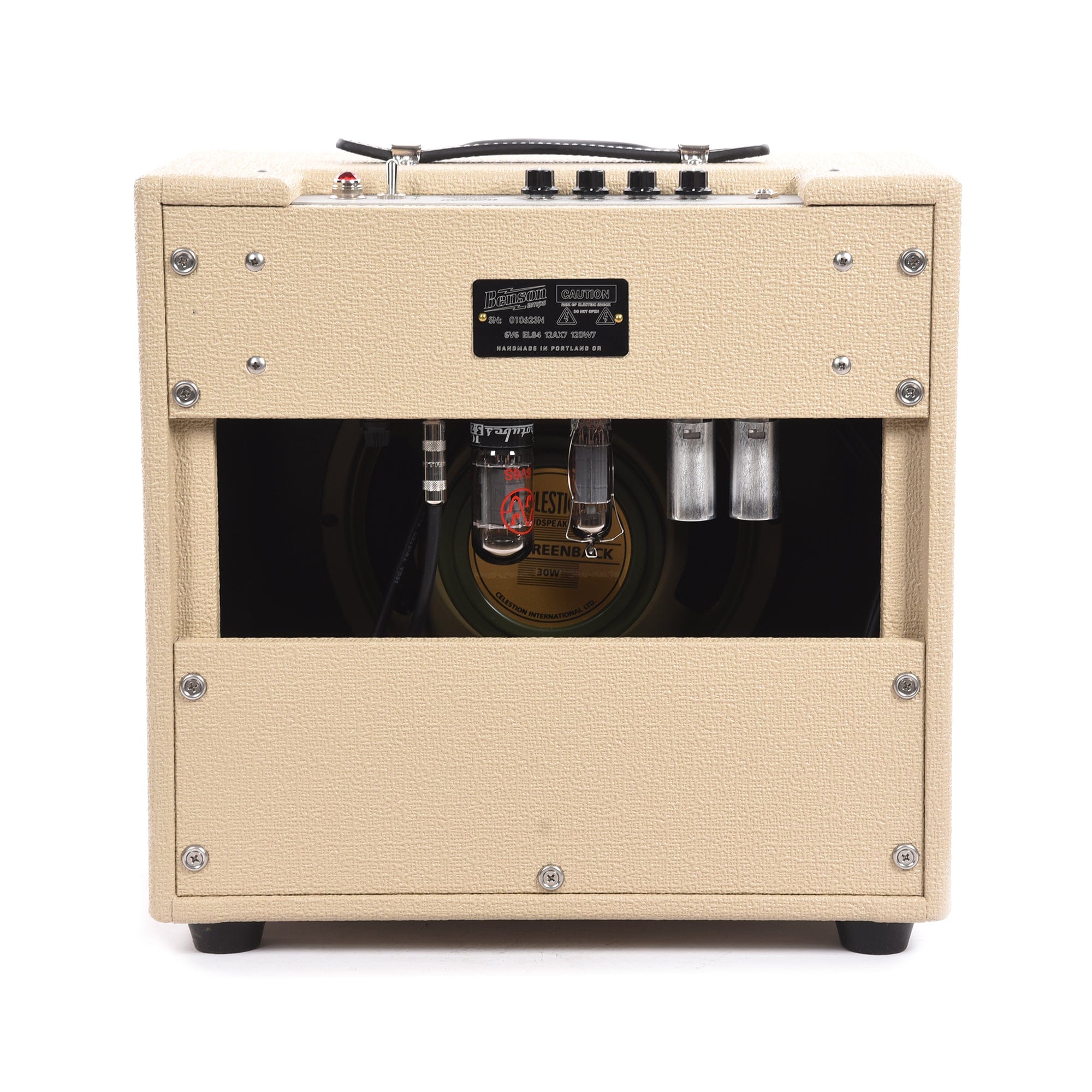 Benson Vinny Reverb 1x12 Combo Amp Blonde w/ Purple Grill Amps / Guitar Combos