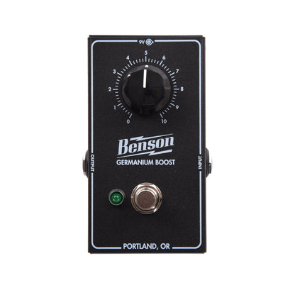 Benson Special Run Studio Black Germanium Boost Pedal