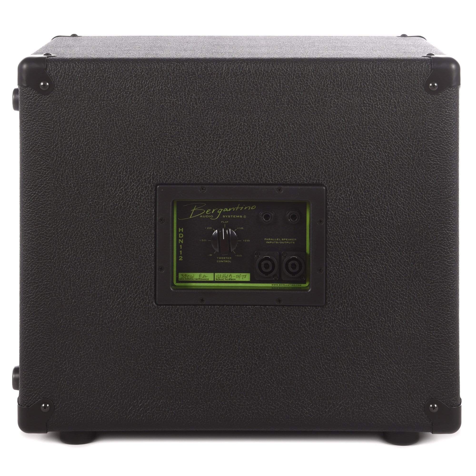 Bergantino HDN112 Loudspeaker 8ohm 1x12 Cabinet Black Amps / Bass Cabinets