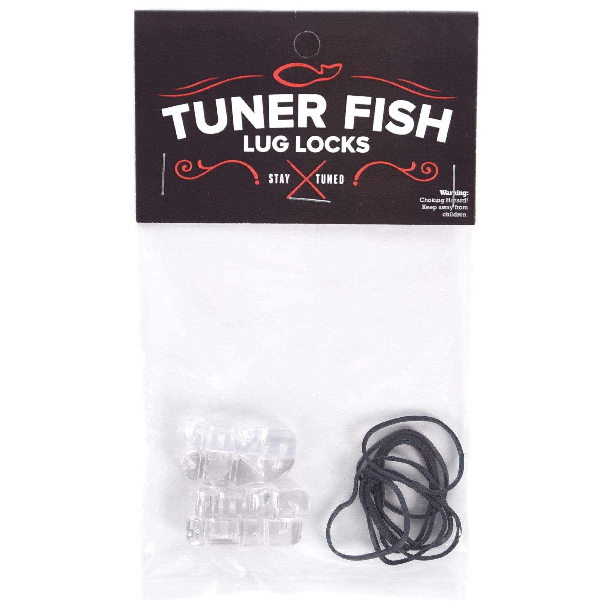 Tuner Fish Lug Locks Clear (4Pack) Chicago Music Exchange
