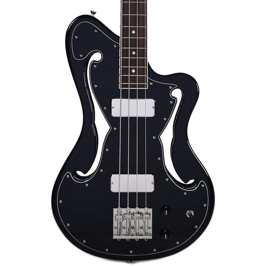 BilT Corvaire Bass Black w/3-Ply Black Pickguard Bass Guitars / 4-String