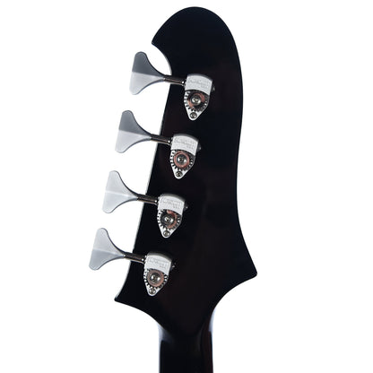 BilT Corvaire Bass Black w/3-Ply Black Pickguard Bass Guitars / 4-String