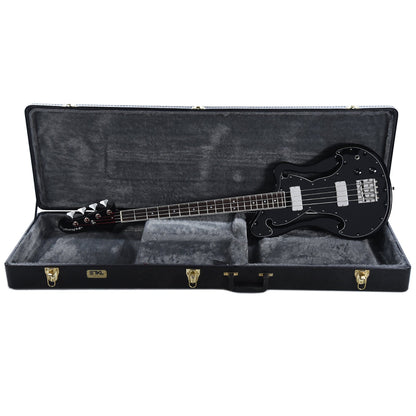 BilT Corvaire Bass Black w/3-Ply Black Pickguard Bass Guitars / 4-String