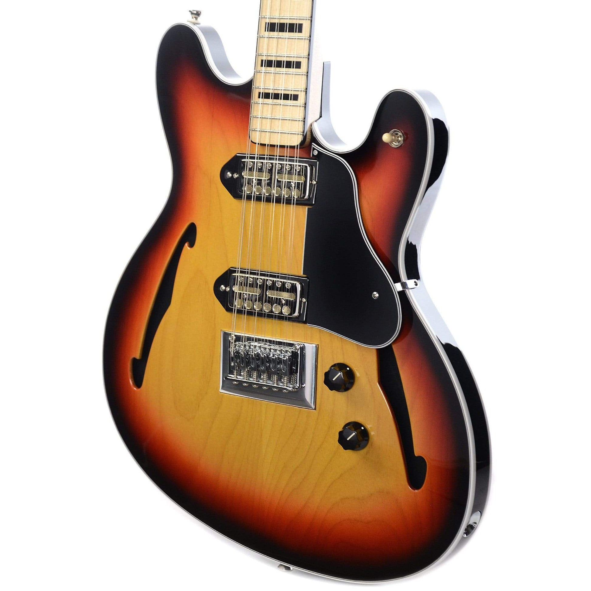 Bilt Volare 12 String 3 Tone Coronado Burst w/Lollar Goldfoil Humbuckers & Block Inlays Electric Guitars / 12-String