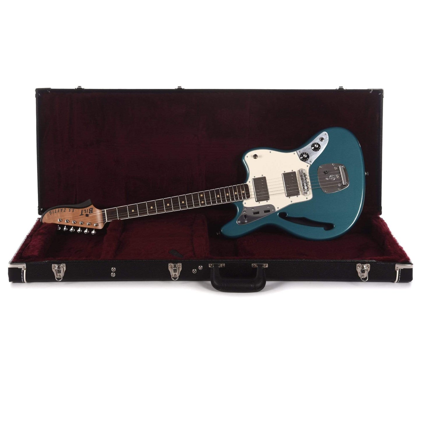 BilT S.S. Zaftig Ocean Turquoise Metallic w/Mastery, Lollar Regals Electric Guitars / Semi-Hollow