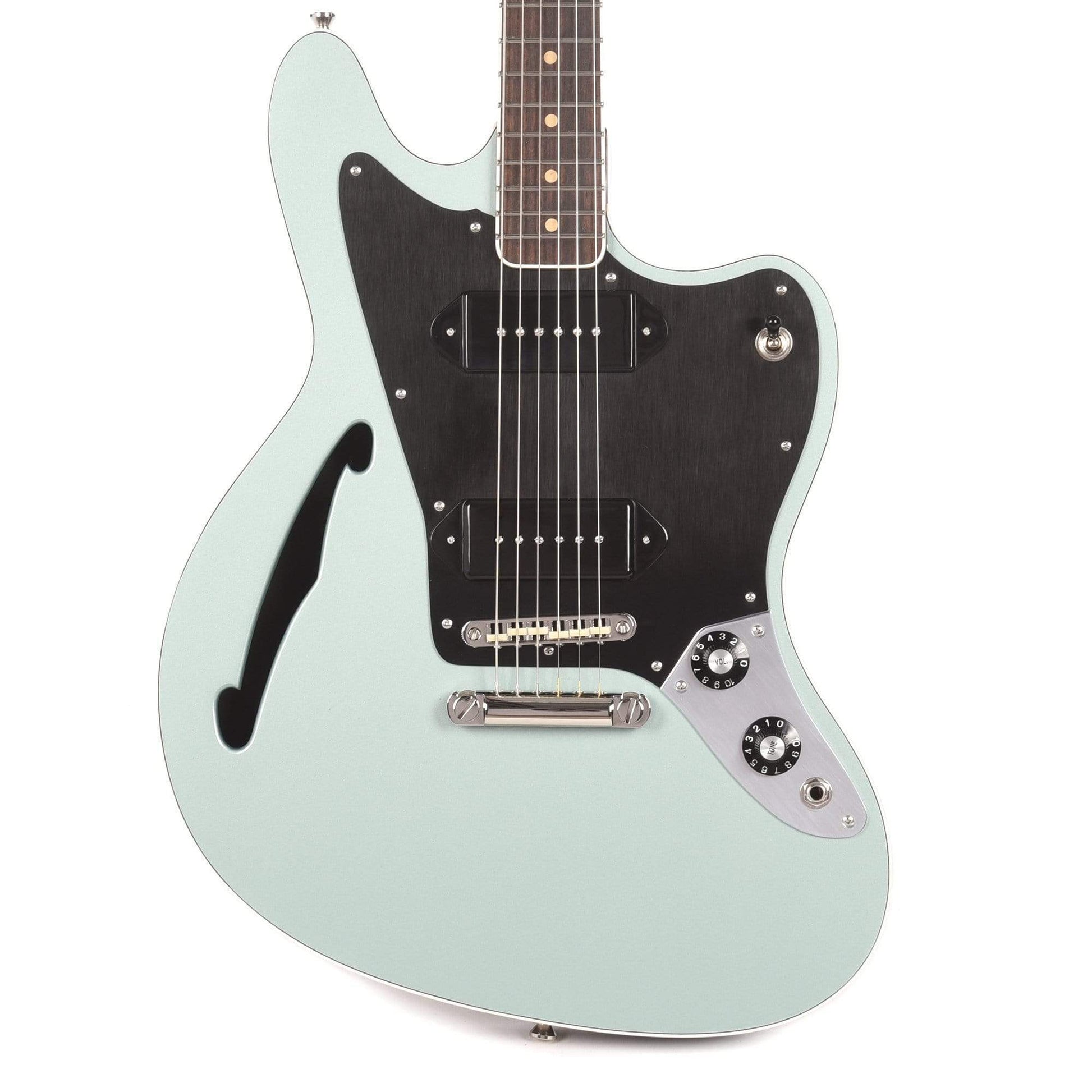 BilT S.S. Zaftig Roasted Alder Bound Maple Top Mossport Green Metallic w/Lollar Dogear P90s Electric Guitars / Semi-Hollow