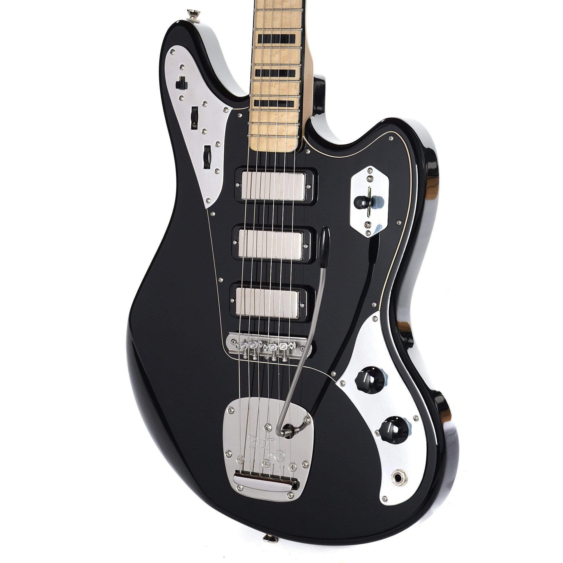 BilT Relevator LS Black w/Lollar Firebird Pickups, Block Inlays, & Mastery Vibrato Electric Guitars / Solid Body