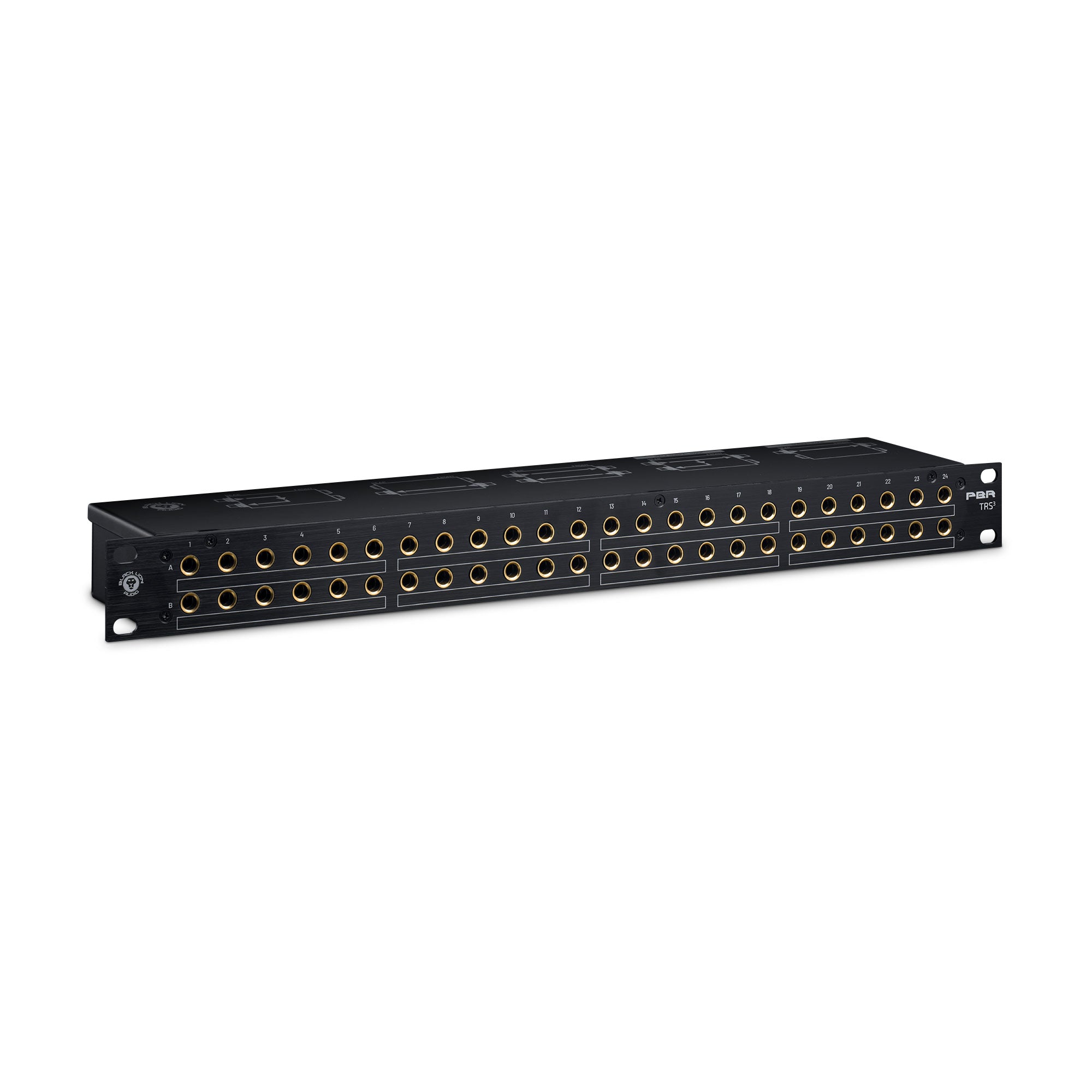 Black Lion Audio PBR TRS3 48-Point Gold-Plated TRS Patchbay w/ 3-way Switching Pro Audio / Patchbays