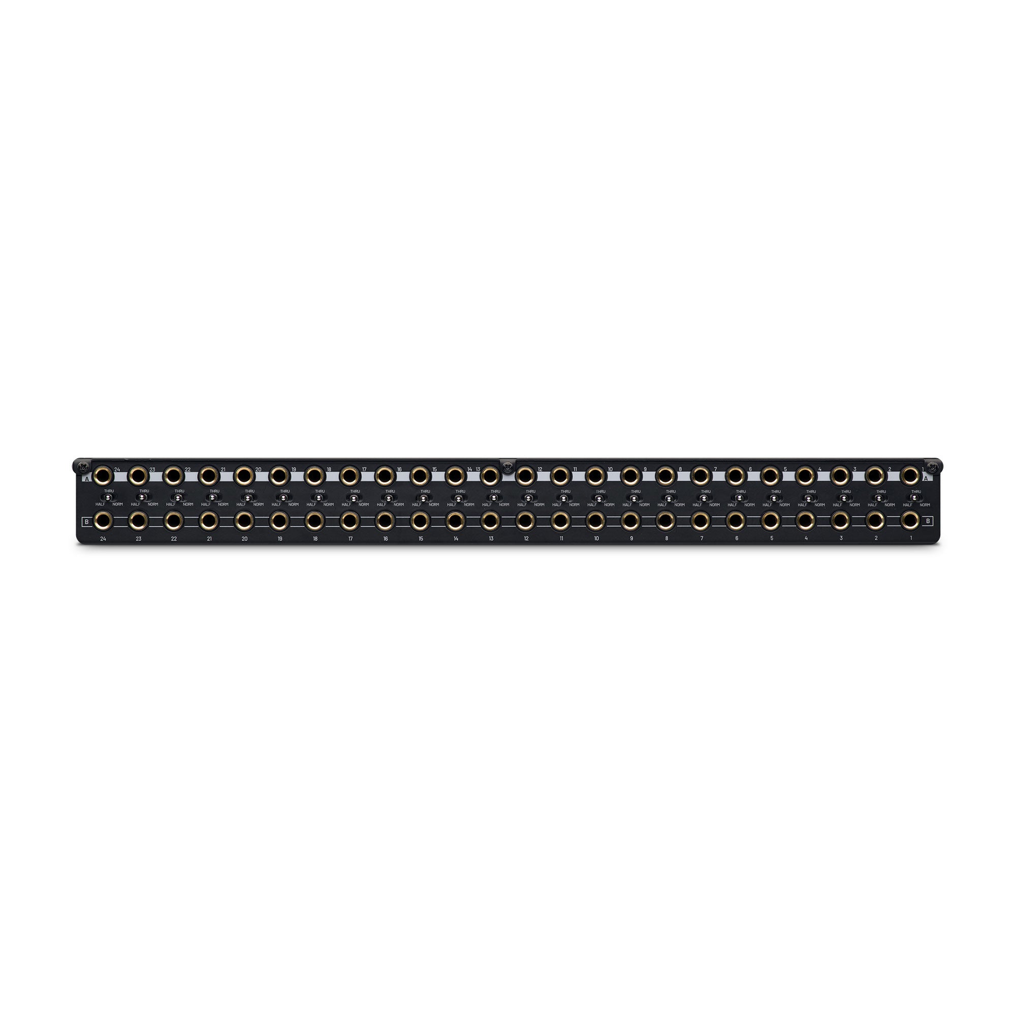 Black Lion Audio PBR TRS3 48-Point Gold-Plated TRS Patchbay w/ 3-way Switching Pro Audio / Patchbays