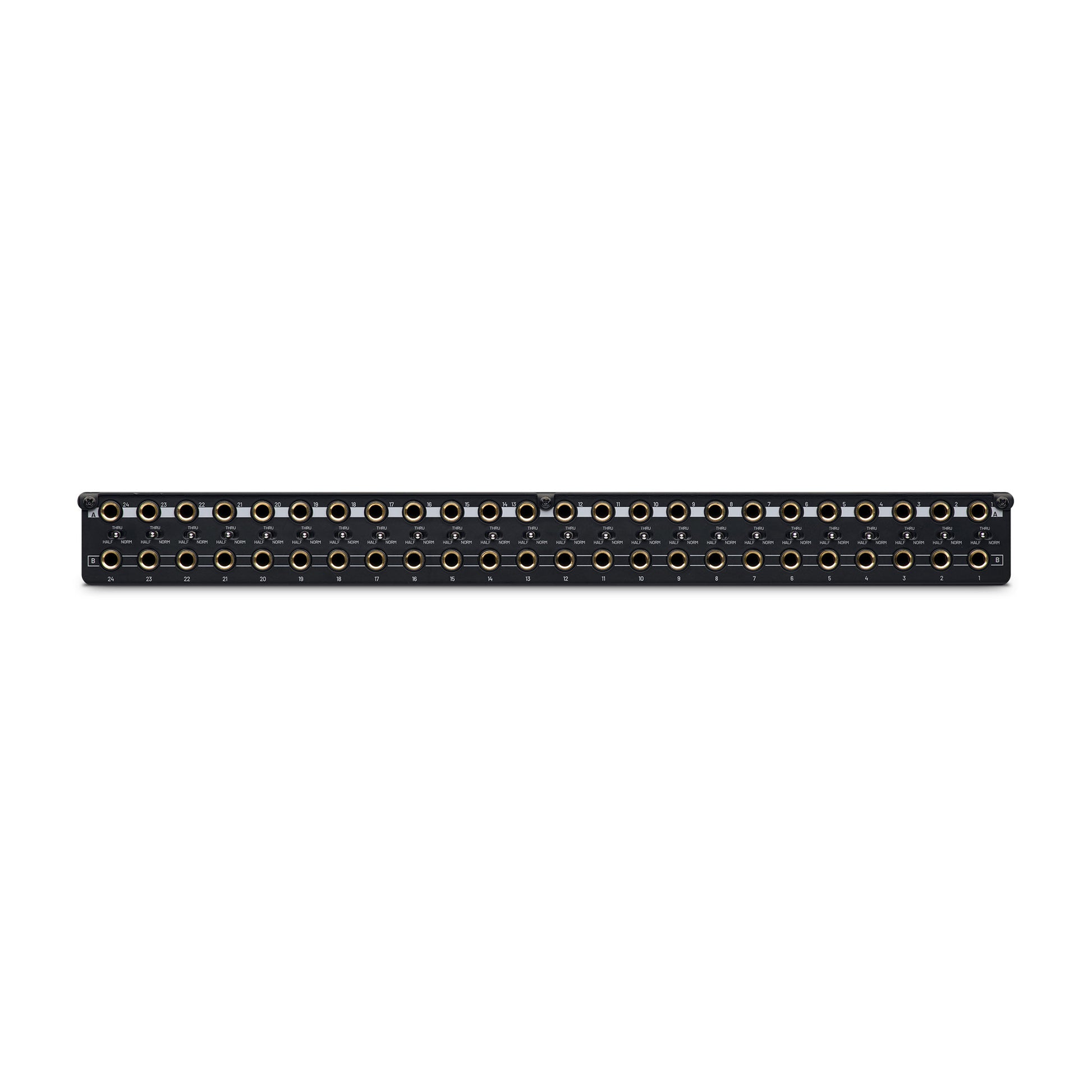 Black Lion Audio PBR TRS3 48-Point Gold-Plated TRS Patchbay w/ 3-way Switching Pro Audio / Patchbays