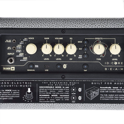 Blackstar ID:Core BEAM Acoustic Guitar Amp Combo Grey Bronco Amps / Acoustic Amps