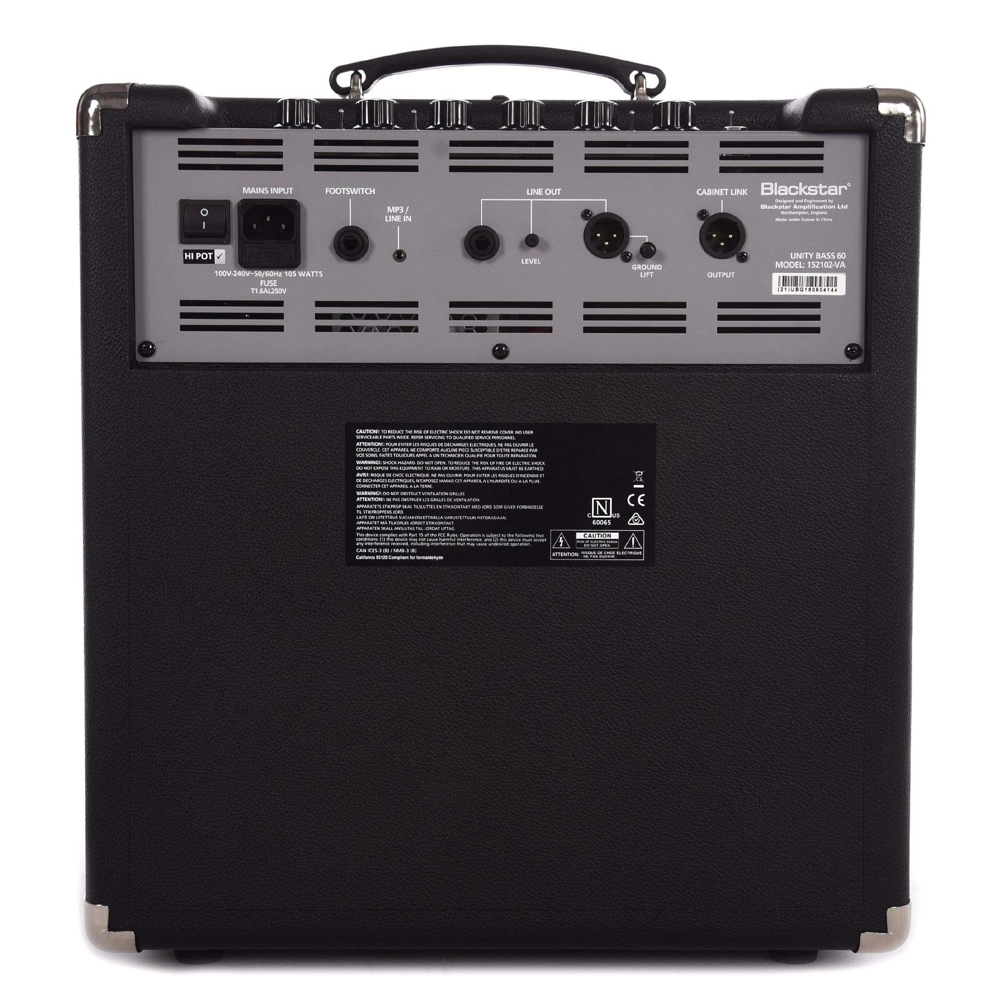 Blackstar Unity Bass 1x10 60 Watt Bass Combo Amps / Bass Combos