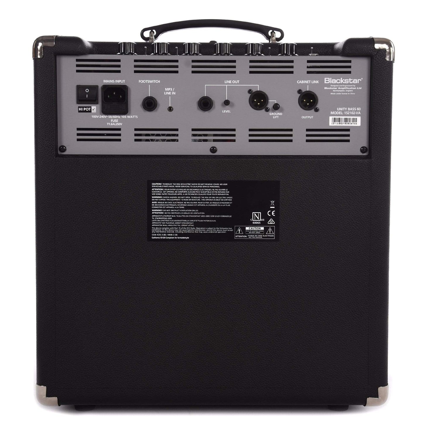 Blackstar Unity Bass 1x10 60 Watt Bass Combo Amps / Bass Combos