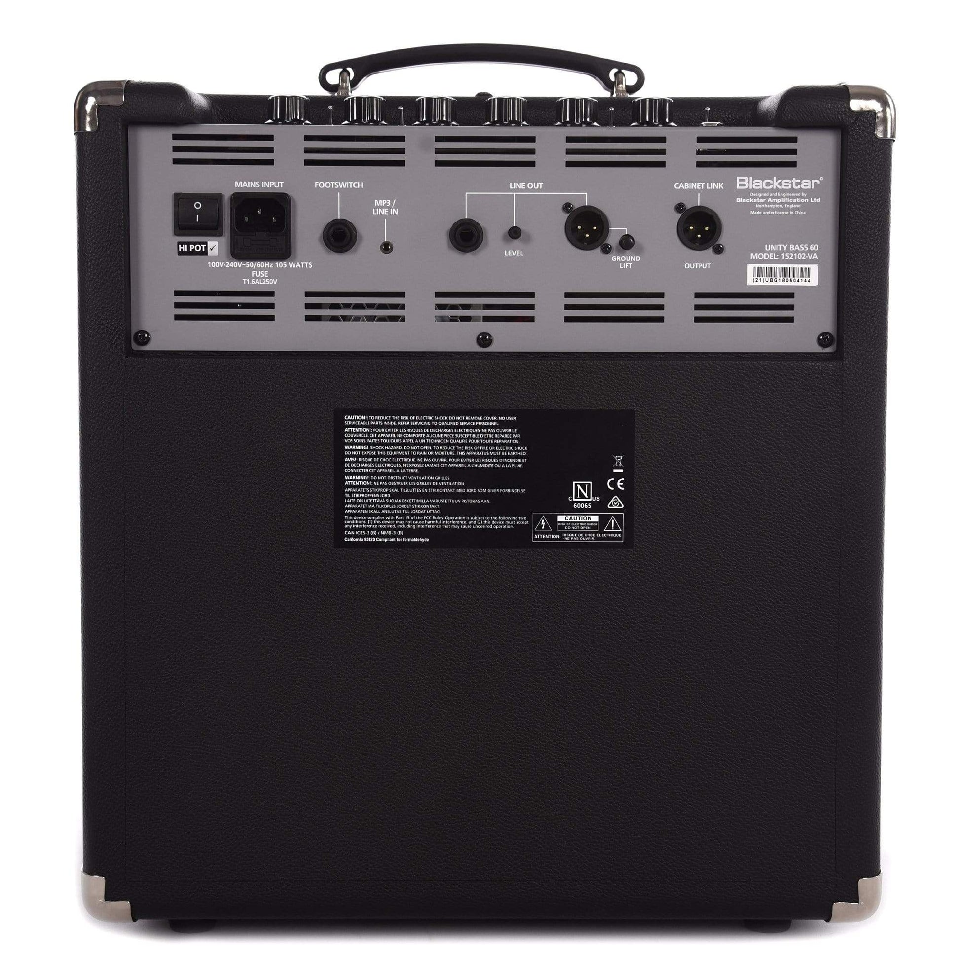 Blackstar Unity Bass 1x10 60 Watt Bass Combo Amps / Bass Combos
