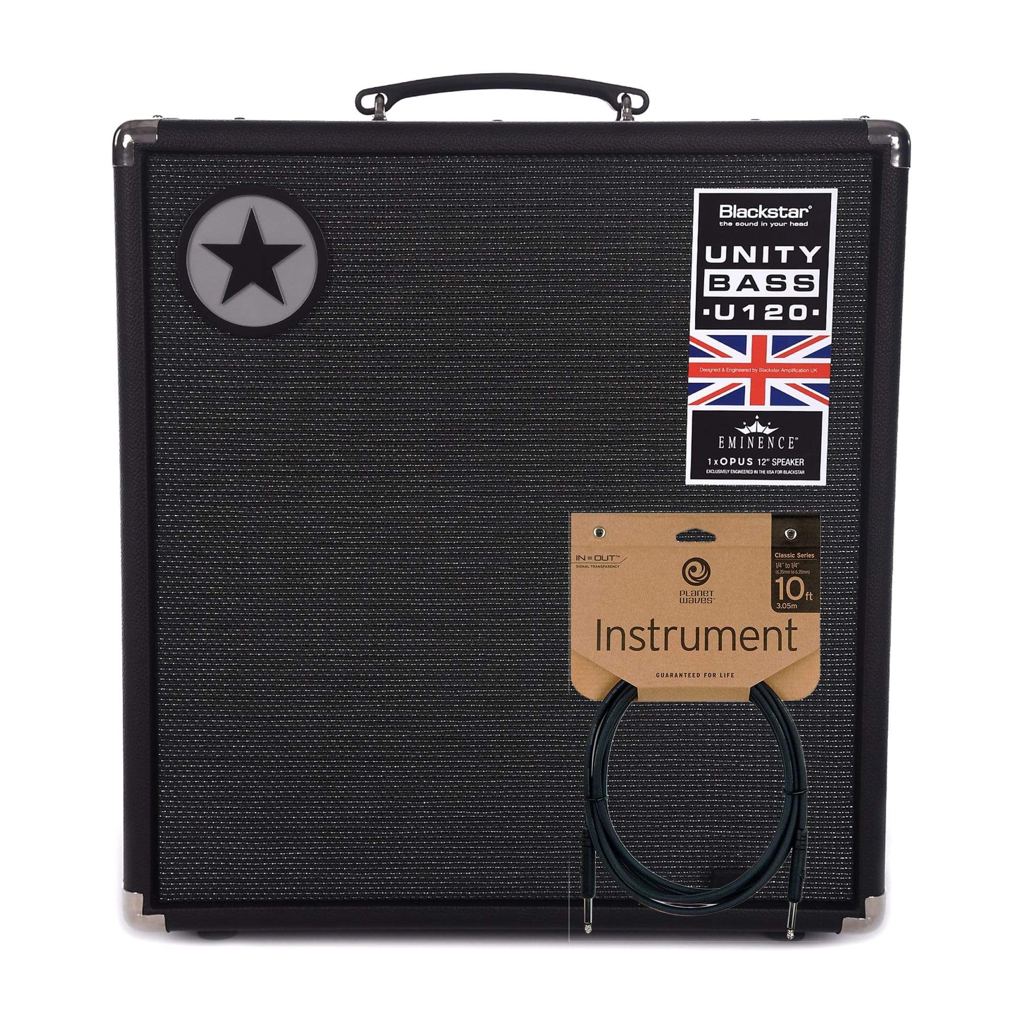 Blackstar Unity Bass 1x12 120 Watt Bass Combo Cable Bundle Amps / Bass Combos