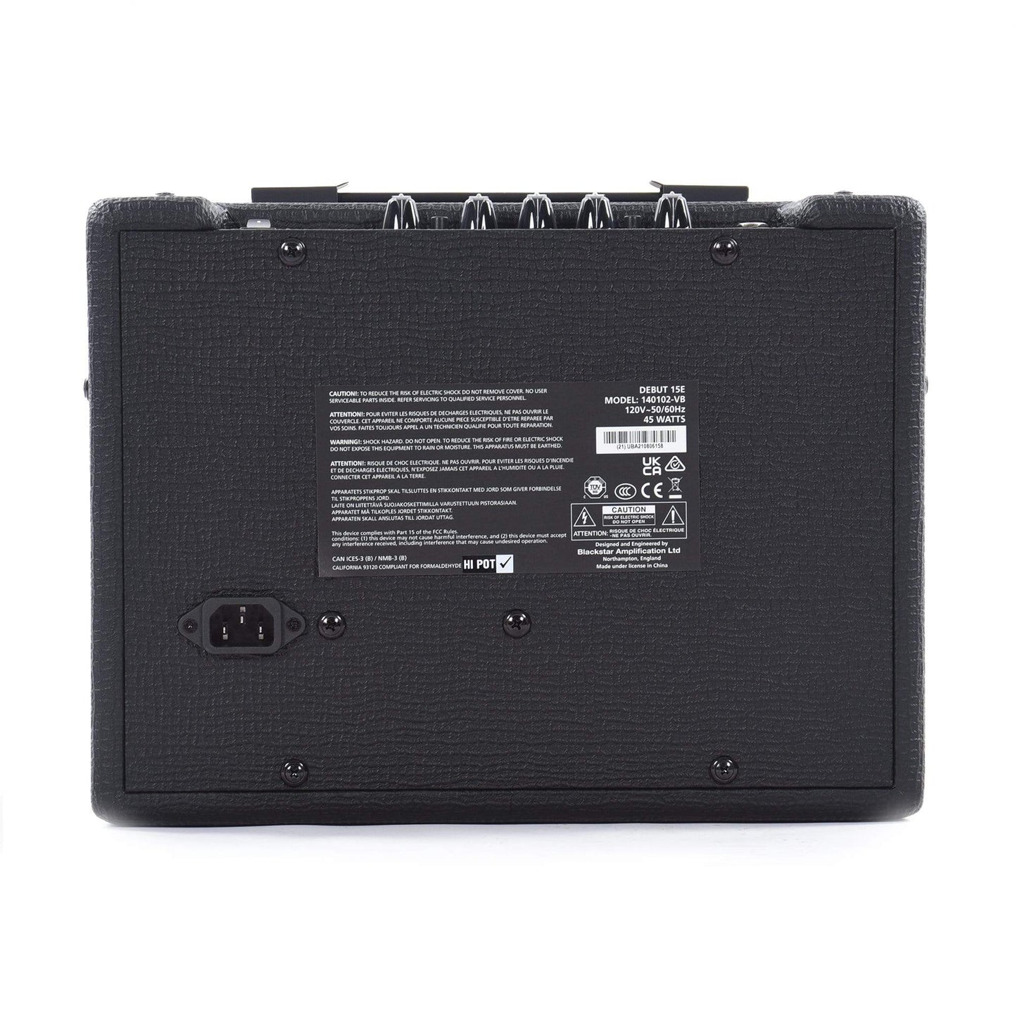 Blackstar Debut 15E Practice Amp 15W Black Amps / Guitar Combos