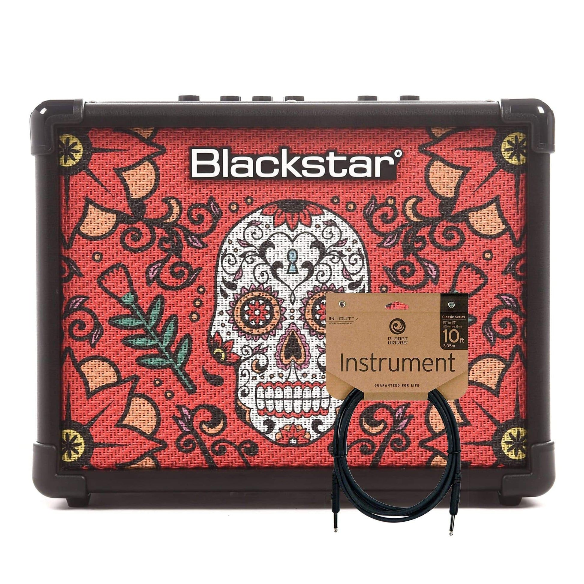 Blackstar ID Core V2 Sugar Skull II Stereo Combo Guitar Amp Cable Bundle Amps / Guitar Combos