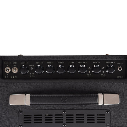 Blackstar St. James 50W 6L6 Tube Amplifier Combo W/Cab Rig Black Amps / Guitar Combos
