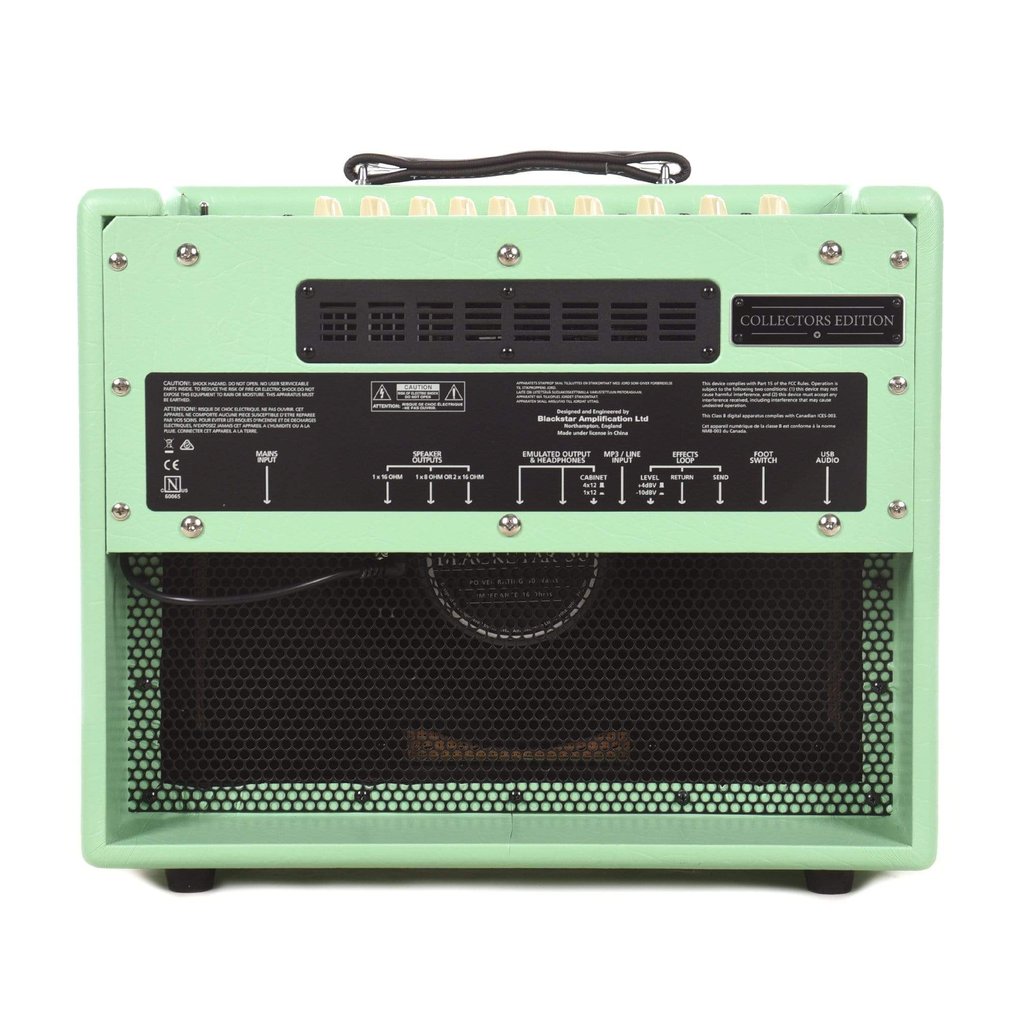 Blackstar Studio 20W 1x12 Guitar Tube Combo Amp w/Reverb Surf Green Amps / Guitar Combos