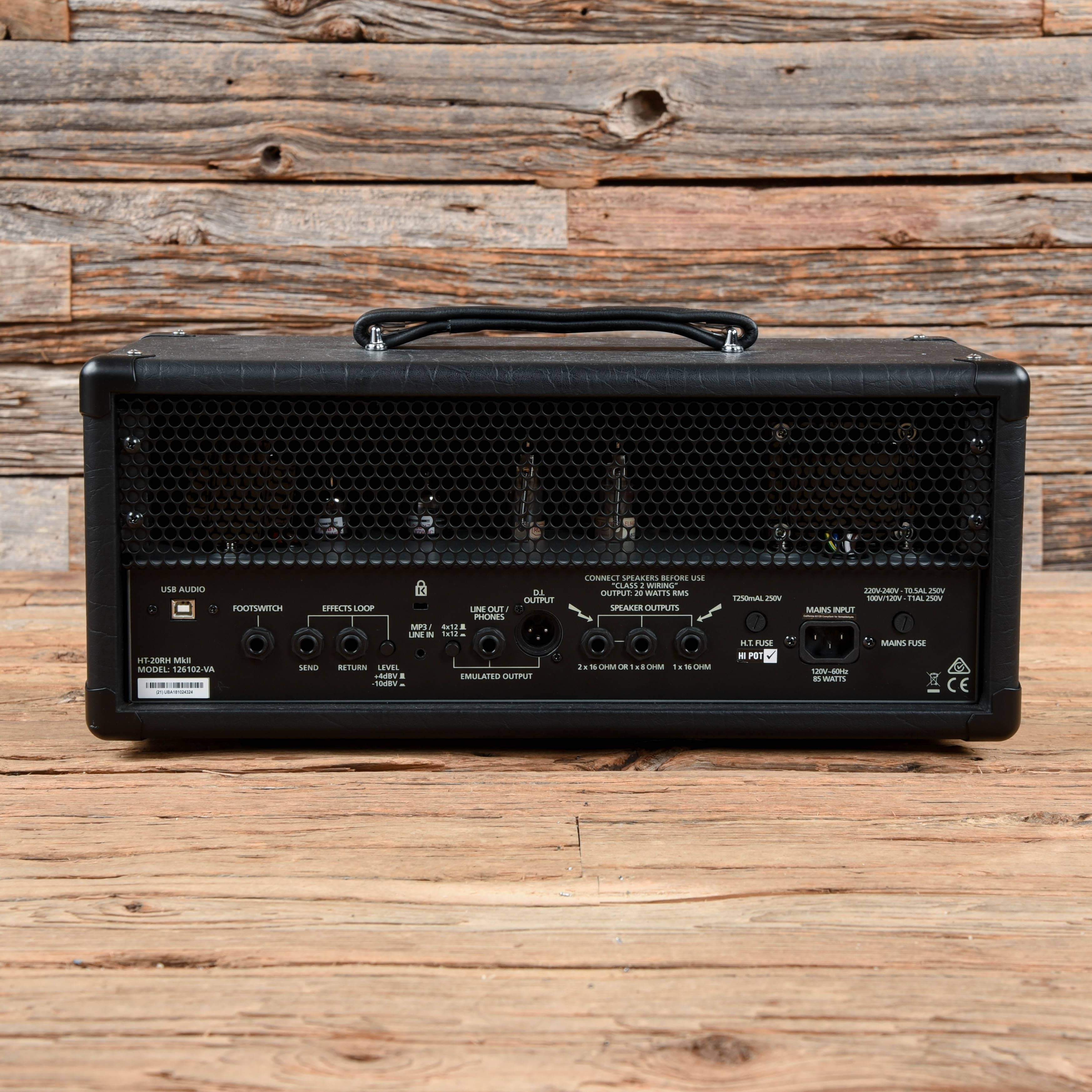 Blackstar HT-20RH MKII 2-Channel 20w Head Amps / Guitar Heads