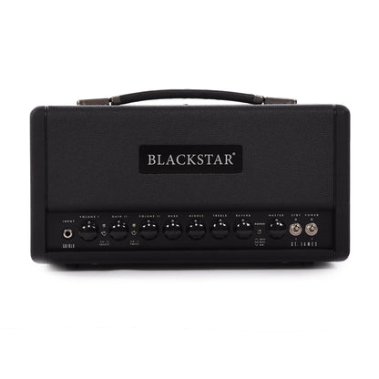 Blackstar St. James 50W 6L6 Tube Amplifier Head W/Cab Rig Black Amps / Guitar Heads