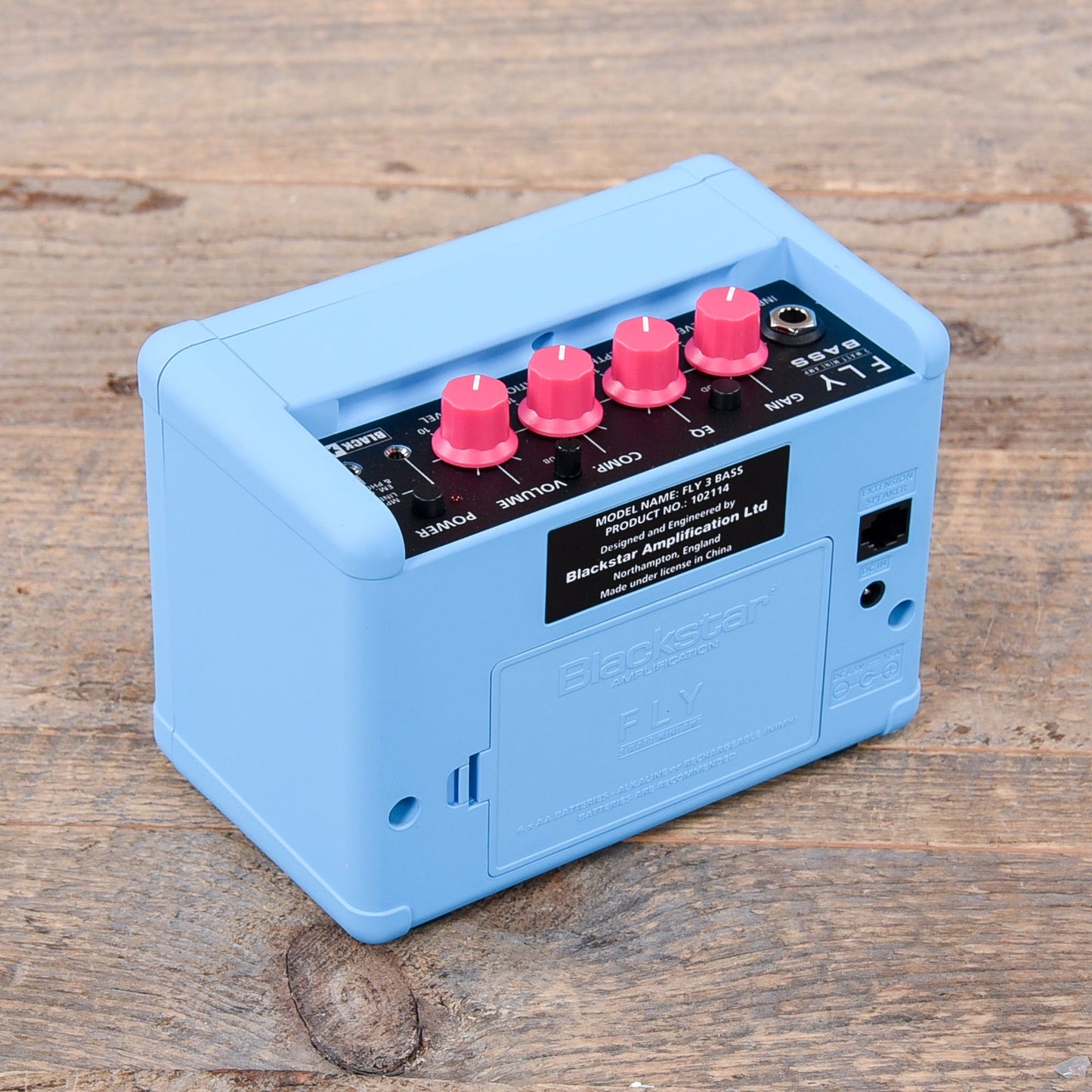 Blackstar Fly 3 Mini Bass Amp Neon Blue Amps / Small Amps