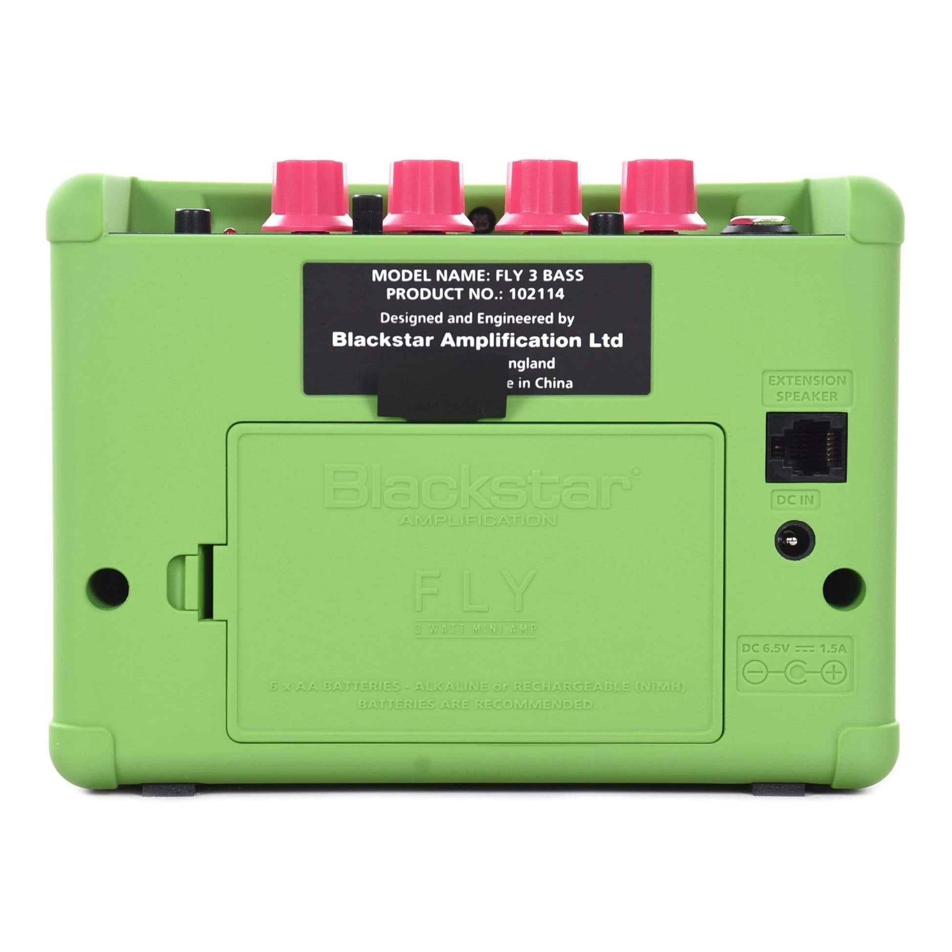 Blackstar Fly 3 Mini Bass Amp Neon Green Amps / Small Amps