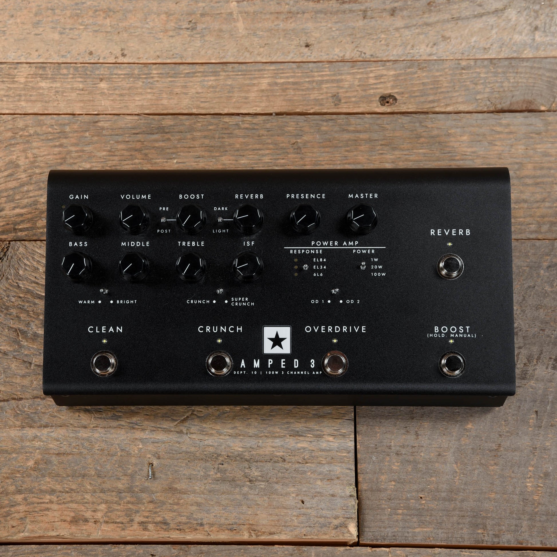 Blackstar AMPED 3 100W Amp Pedal Effects and Pedals / Preamps