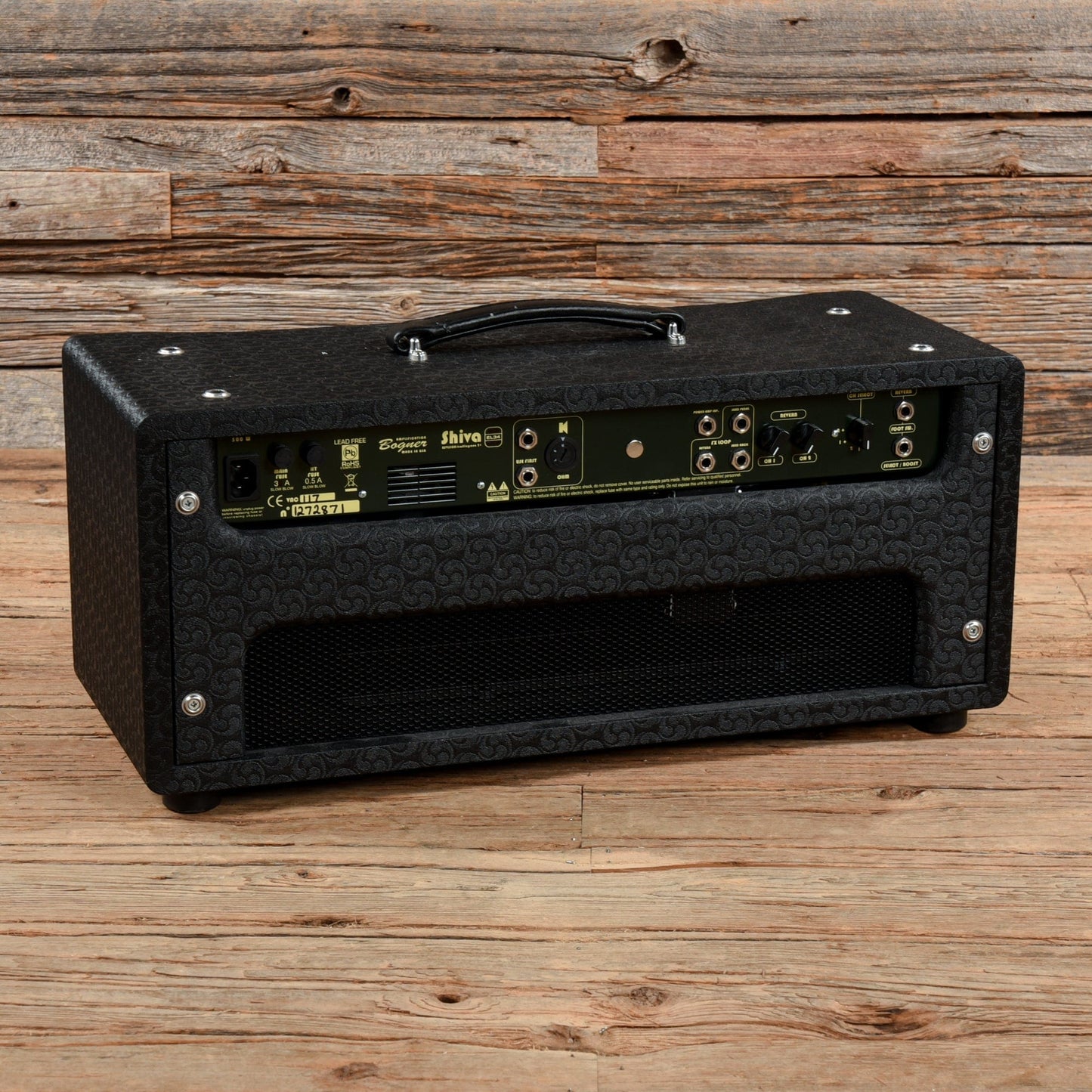 Bogner Shiva EL34 2-Channel 80-Watt Guitar Amp Head with Reverb Amps / Guitar Heads