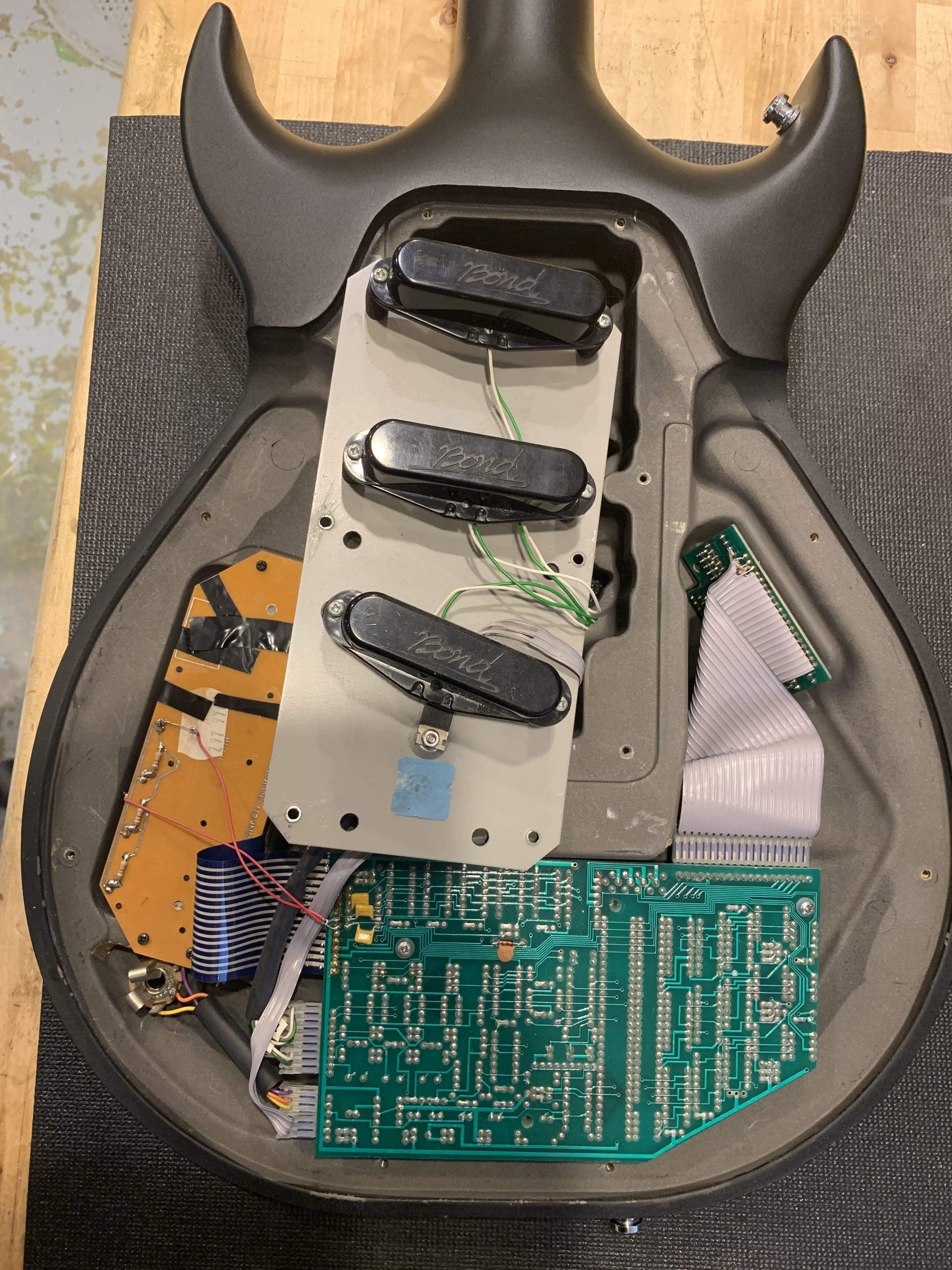 Bond Electraglide Matte Black 1980s Electric Guitars / Solid Body