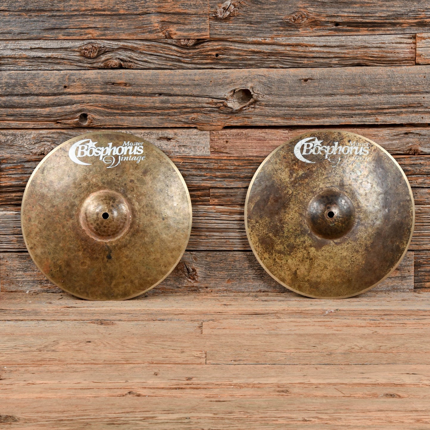Bosphorus 13" Master Vintage Hi Hats Drums and Percussion