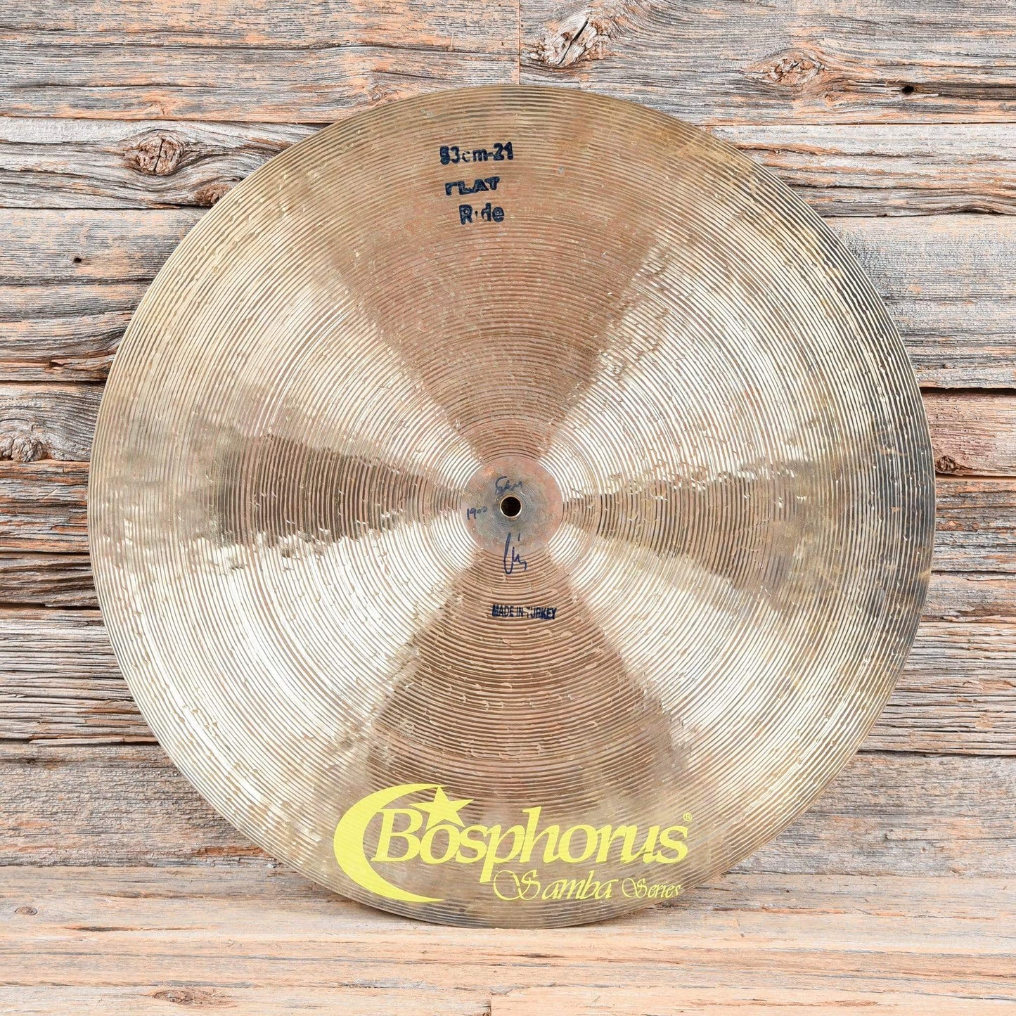 Bosphorus 21" Samba Series Flat Ride Drums and Percussion / Cymbals / Ride