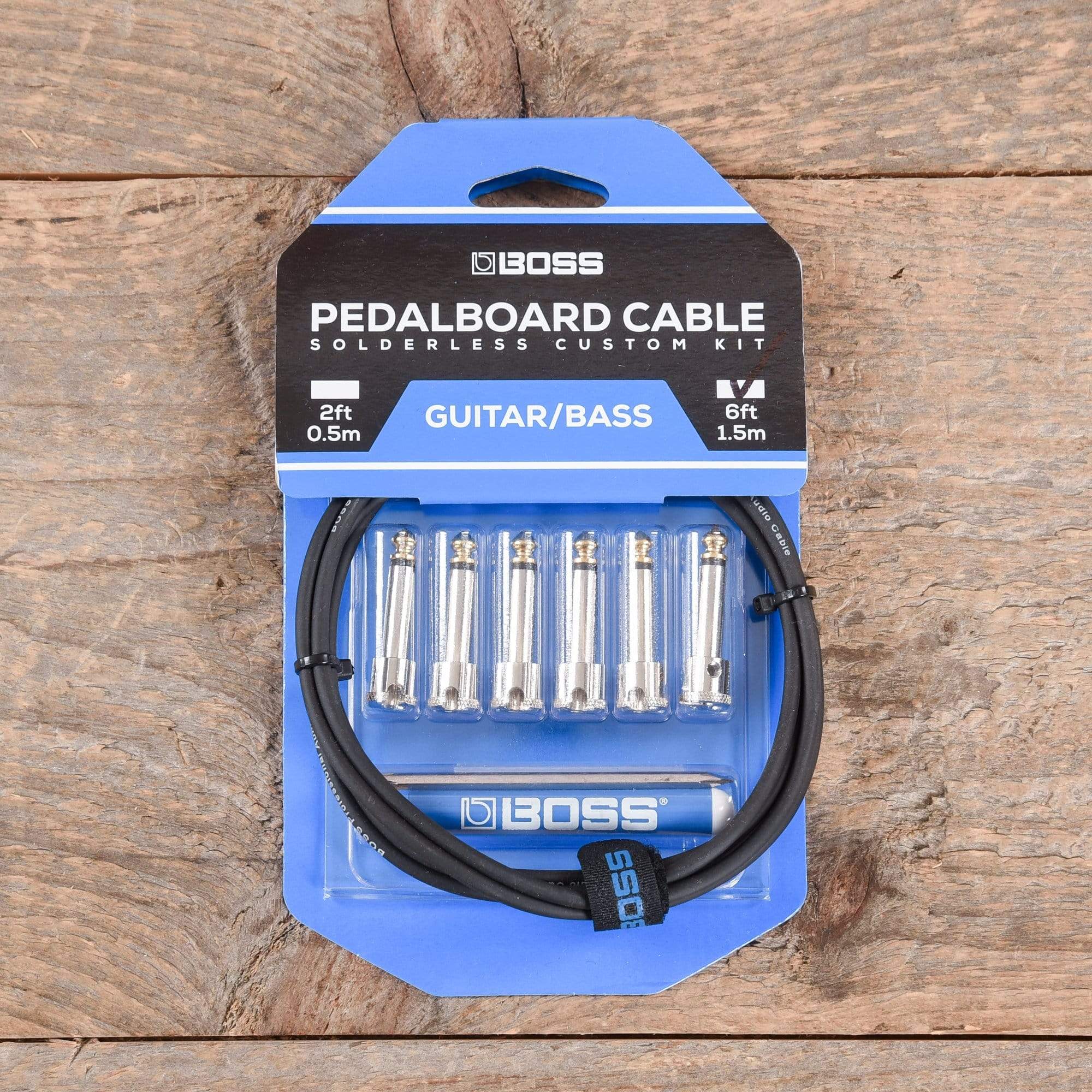 BOSS BCK6 Solderless Pedalboard Cable Kit Chicago Music Exchange