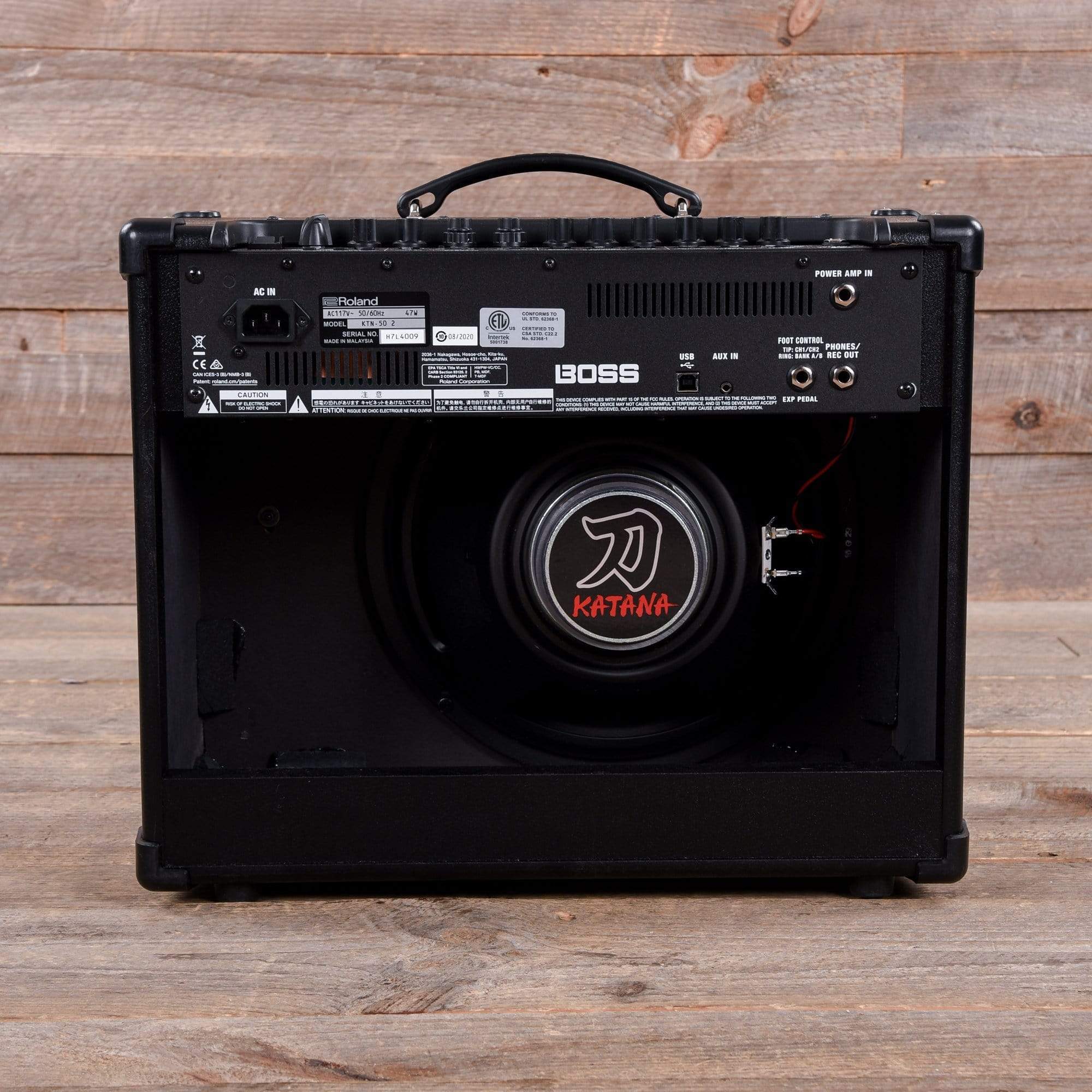 Boss Katana-50 v2 50W 1x12 Guitar Combo Amplifier Black Amps / Guitar Combos