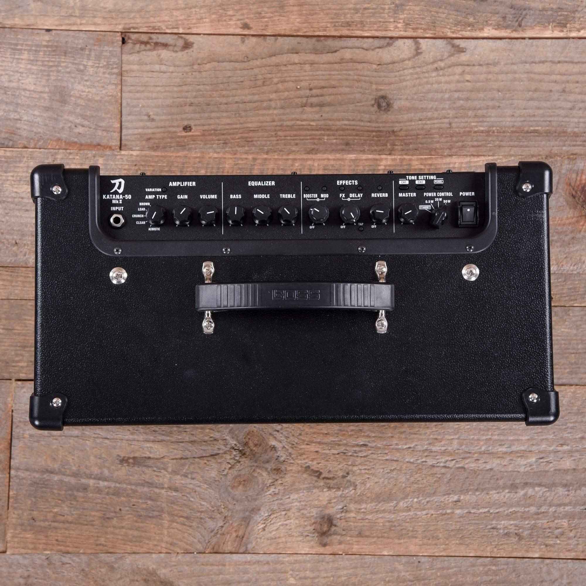 Boss Katana-50 v2 50W 1x12 Guitar Combo Amplifier Black Amps / Guitar Combos