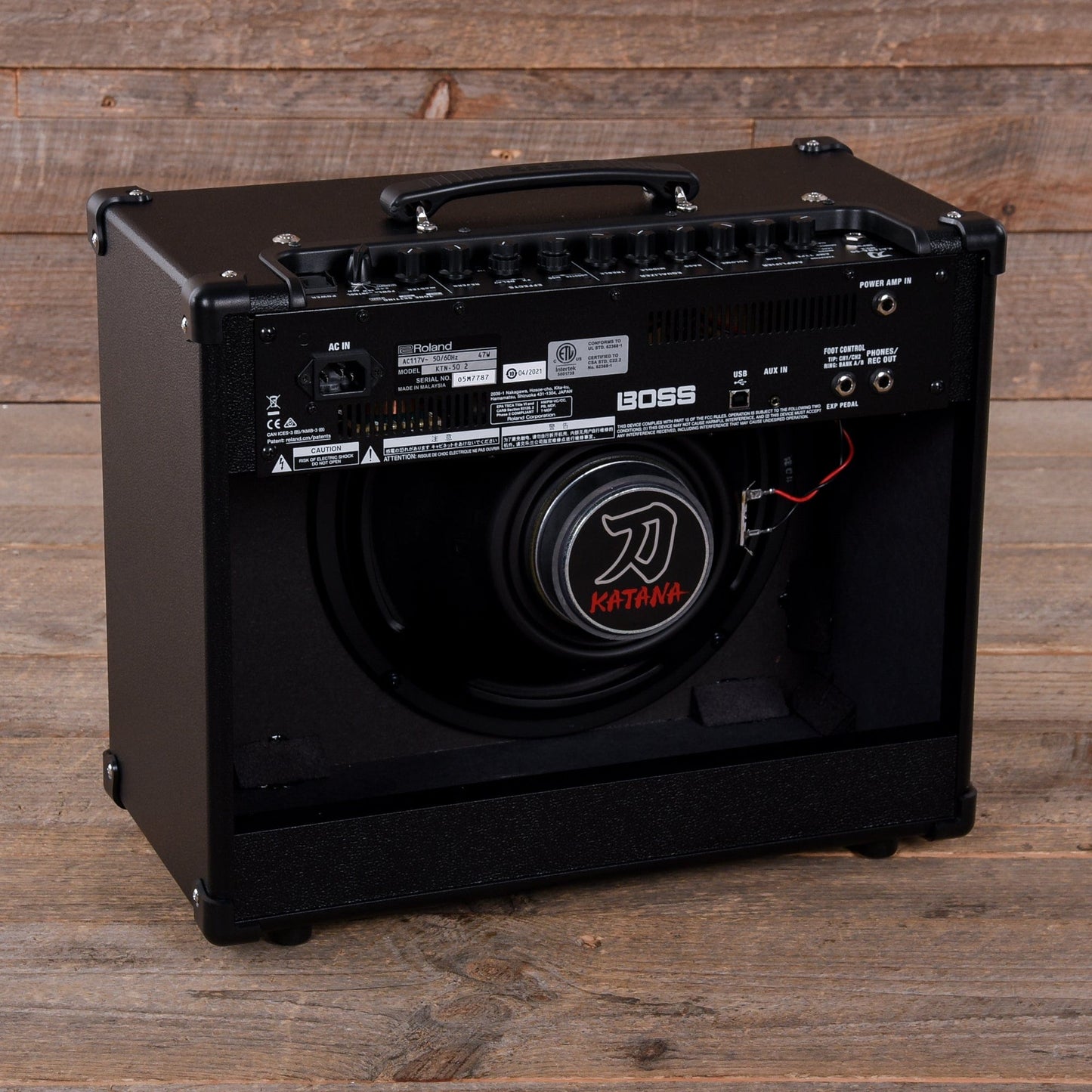 Boss Katana-50 v2 50W 1x12 Guitar Combo Amplifier Black Amps / Guitar Combos