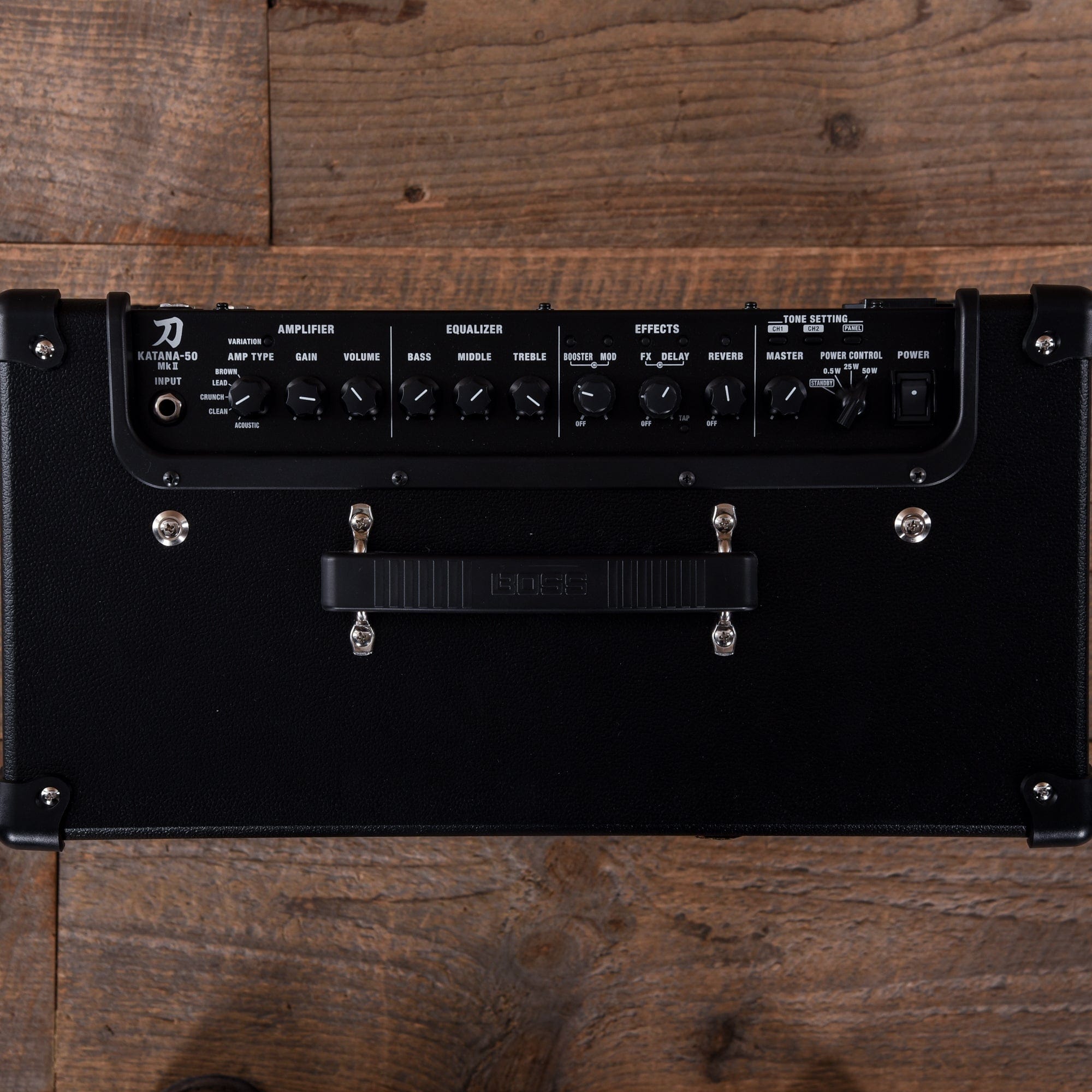 Boss Katana-50 v2 50W 1x12 Guitar Combo Amplifier Black Amps / Guitar Combos