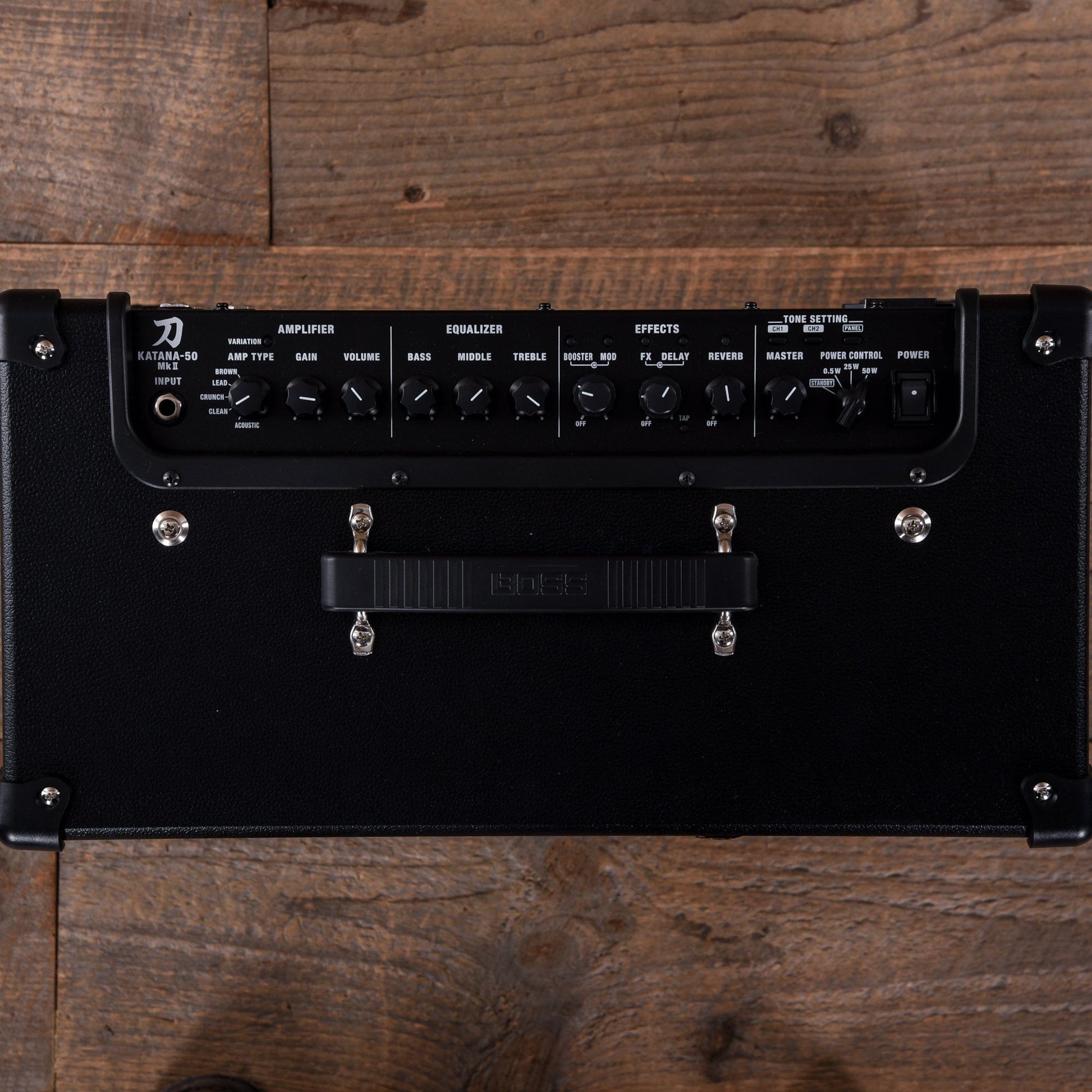 Boss Katana-50 v2 50W 1x12 Guitar Combo Amplifier Black Amps / Guitar Combos