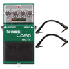 Boss BC-1X Bass Compressor Bundle w/ 2 Roland Black Series 6 inch Patch Cables Effects and Pedals / Bass Pedals