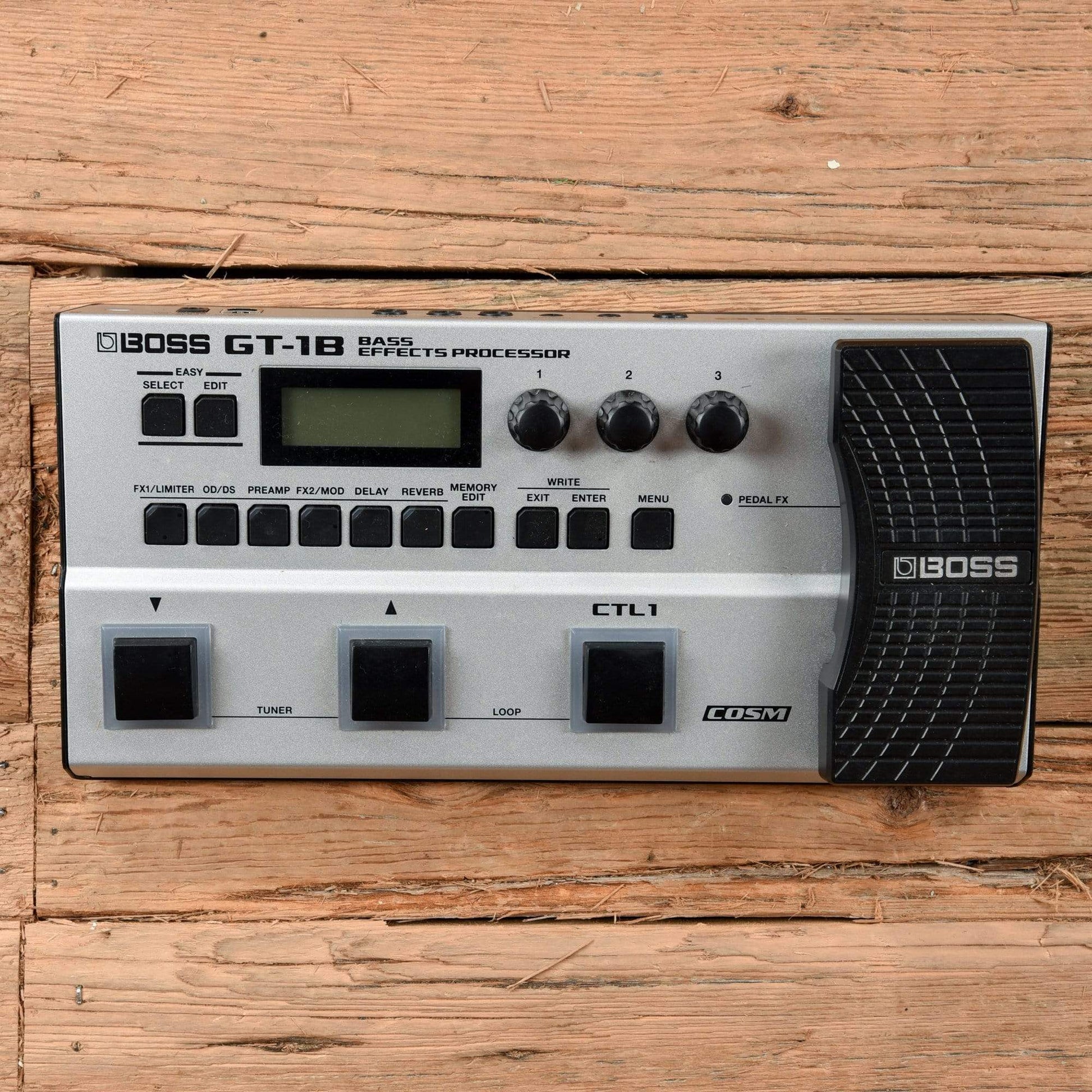 boss gt 1b bass multi fx pedal Boss GT-1B Bass Multi-Effect – Chicago Music Exchange