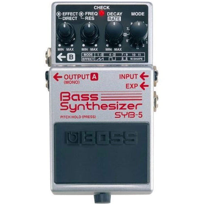 Boss SYB-5 Bass Synthesizer Bundle w/ Boss PSA-120S2 Power Supply Effects and Pedals / Bass Pedals