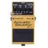 Boss AC-3 Acoustic Simulator Bundle w/ 2 Roland Black Series 6 inch Patch Cables Effects and Pedals
