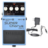 Boss CH-1 Super Chorus Bundle w/ Boss PSA-120S2 Power Supply Effects and Pedals / Chorus and Vibrato