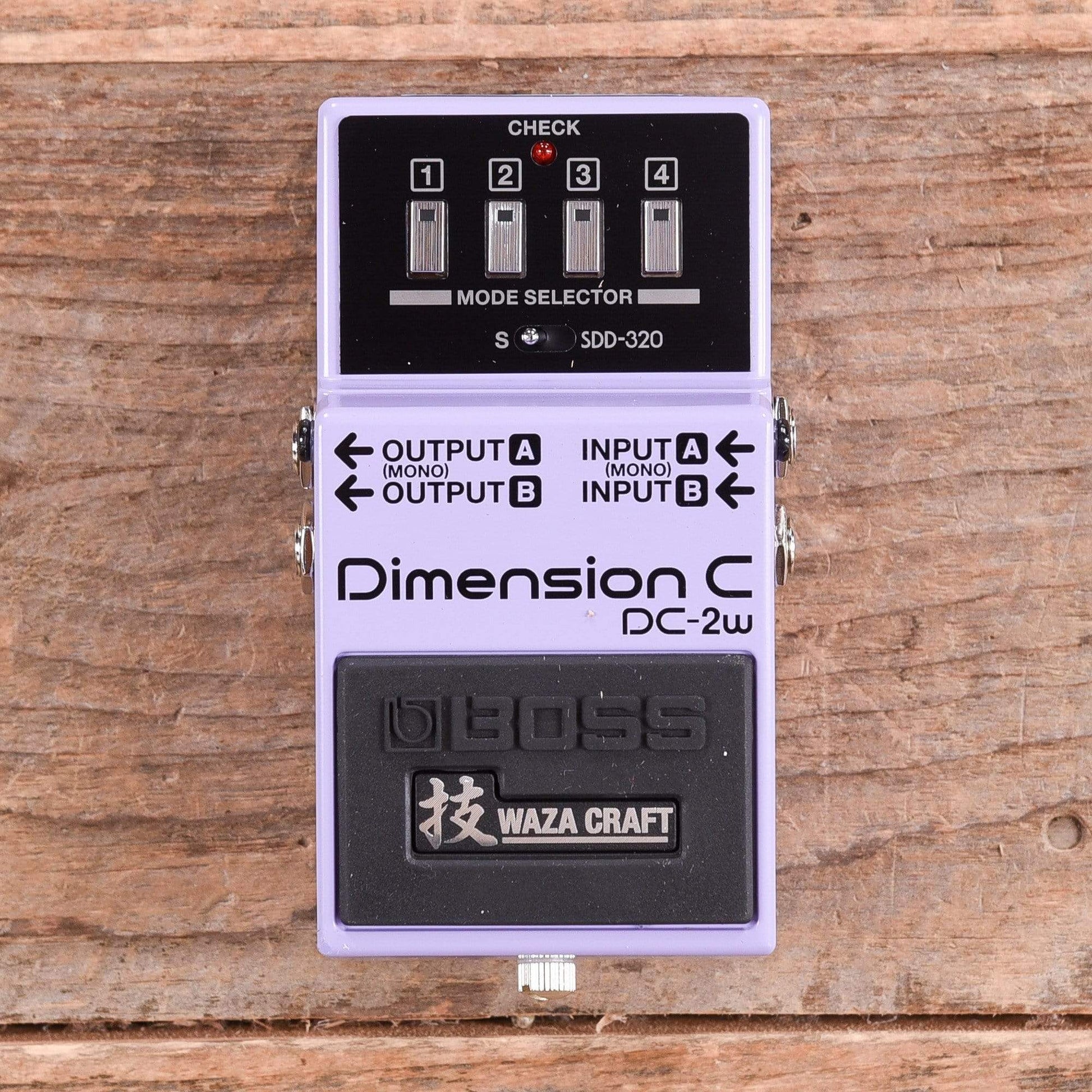 dimension c pedal Boss DC-2W Dimension C Waza Craft Chorus Pedal – Chicago Music Exchange