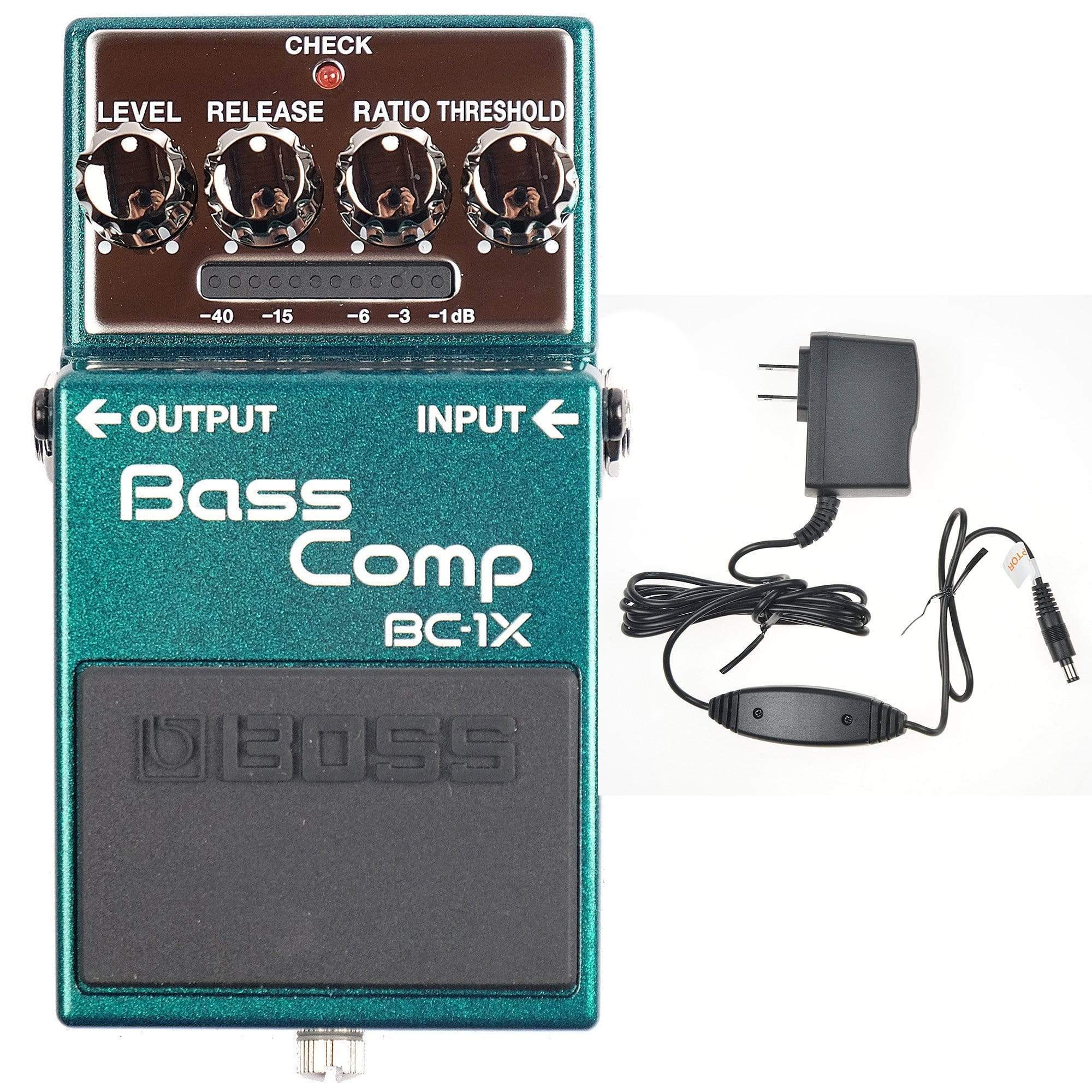 Boss BC-1X Bass Compressor Bundle w/ Boss PSA-120S2 Power Supply ...