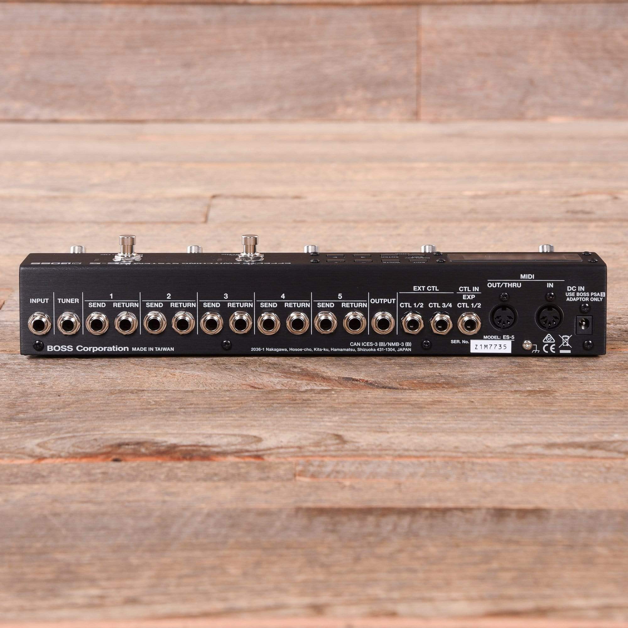 Boss ES-5 Effects Switching System Effects and Pedals / Controllers, Volume and Expression